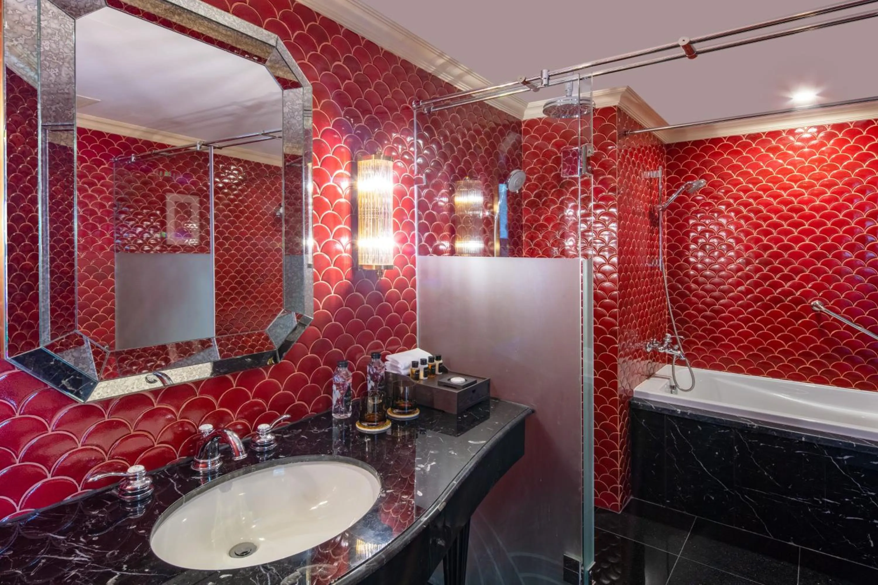 Bathroom in Silk Path Grand Hue Hotel