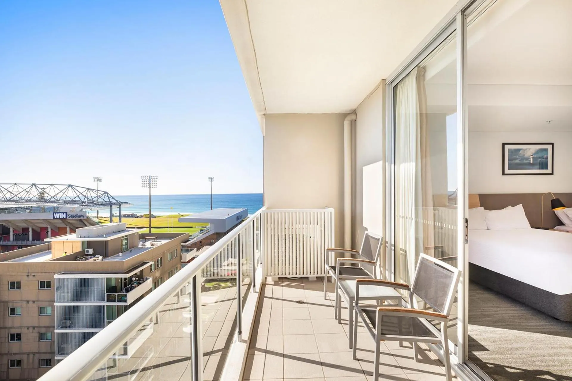 View (from property/room), Bed in Sage Hotel Wollongong