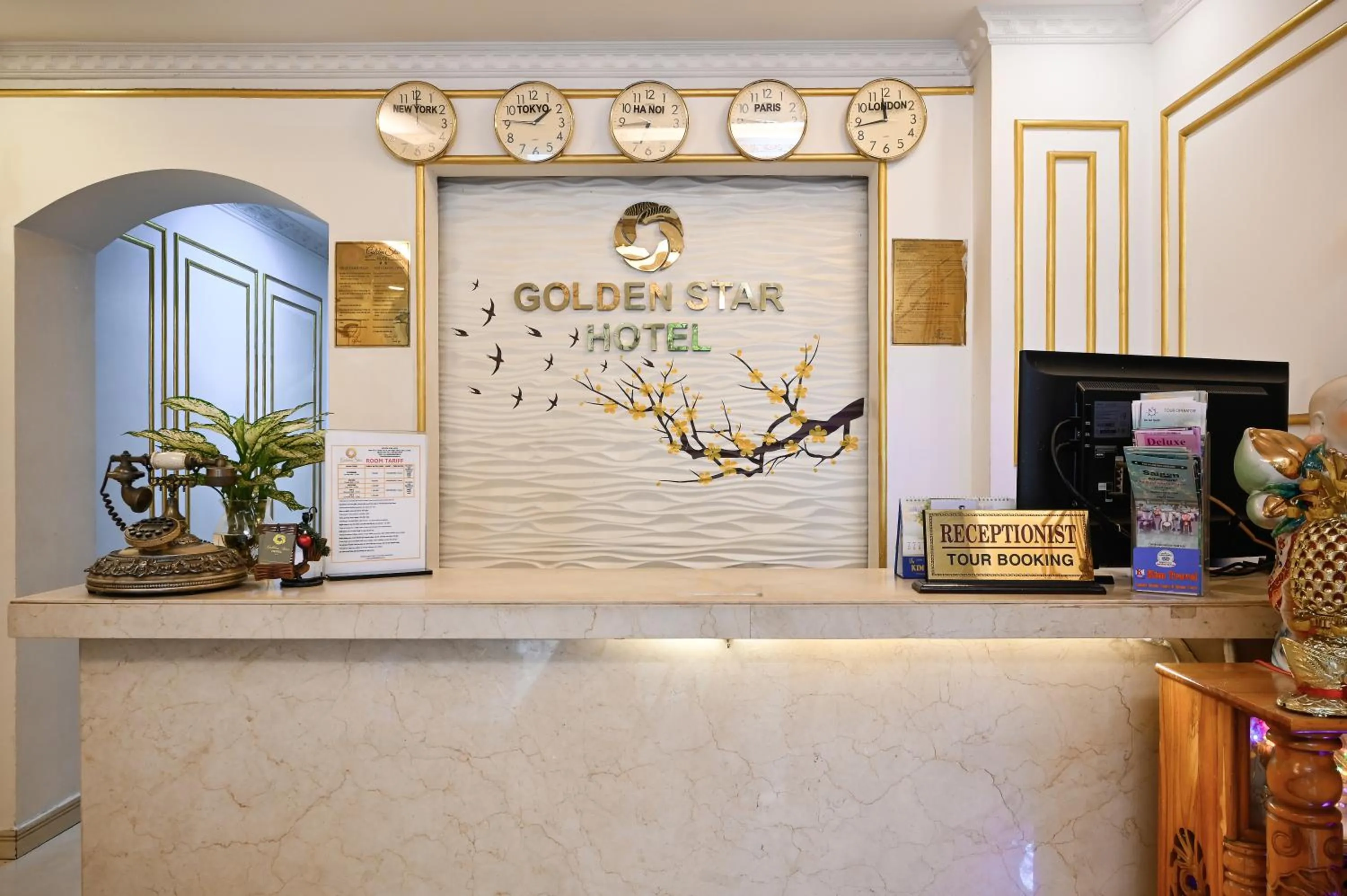 Lobby or reception in Golden Star Hotel