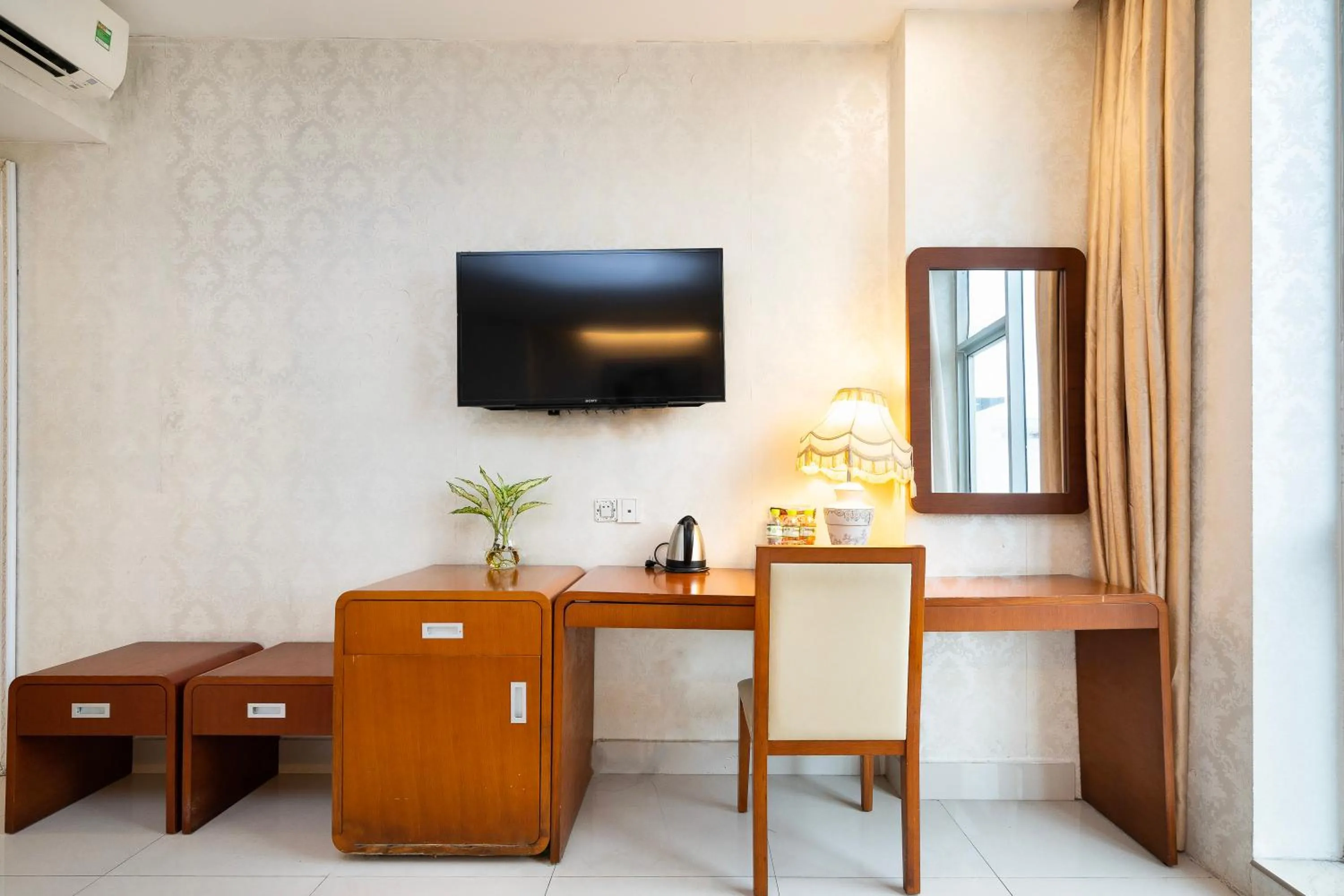 Bed in Golden Star Hotel