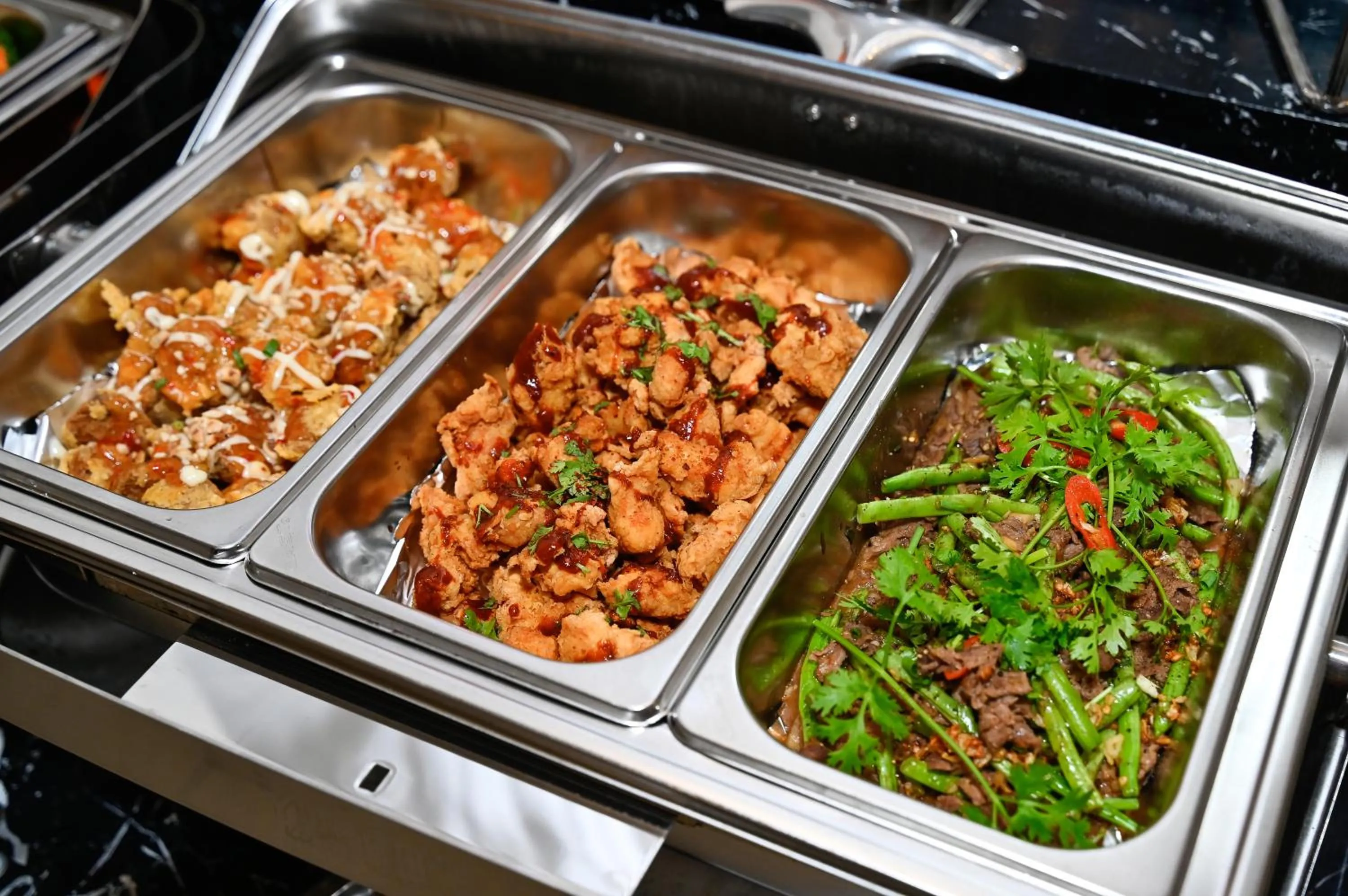 Buffet breakfast in Golden Star Hotel