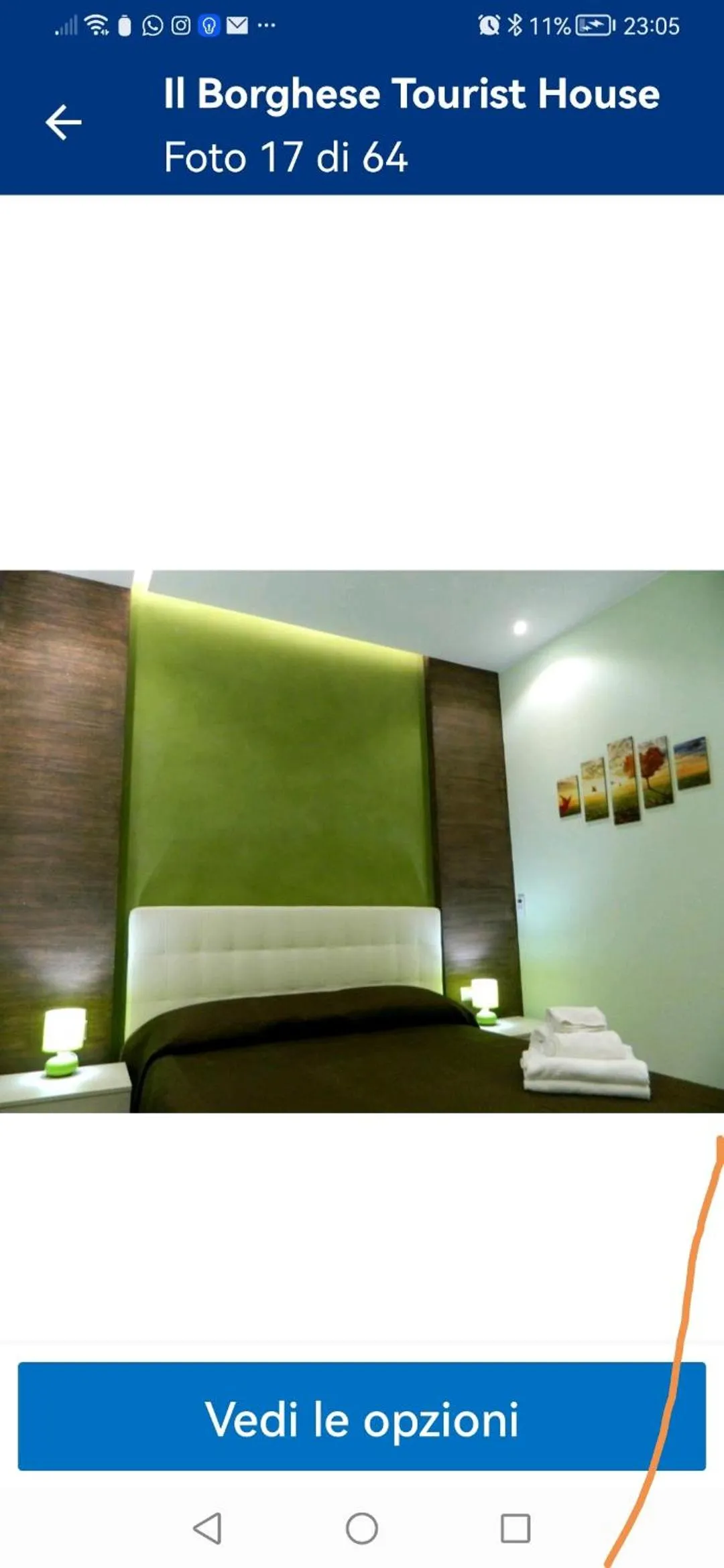 Bed in Il Borghese Tourist House