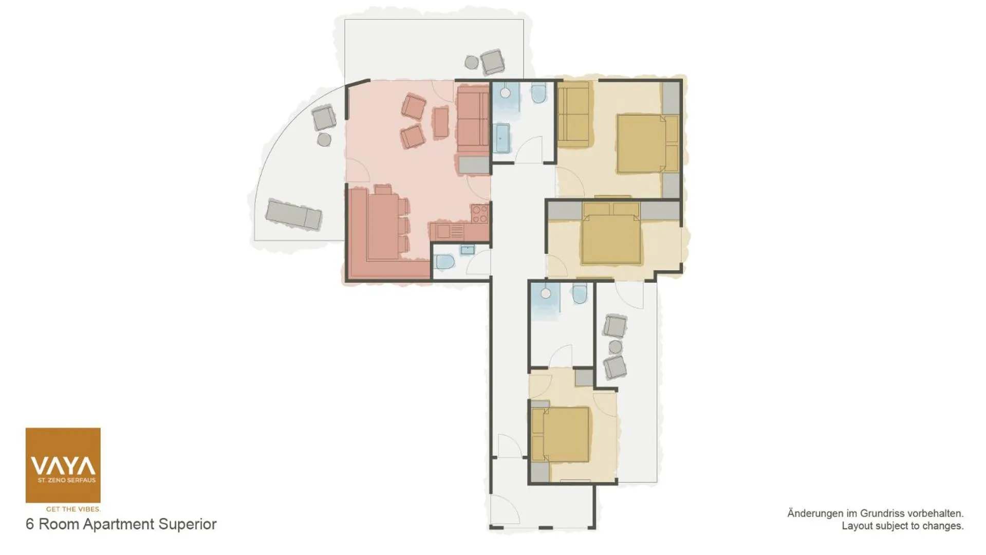 Floor plan in VAYA St Zeno Serfaus