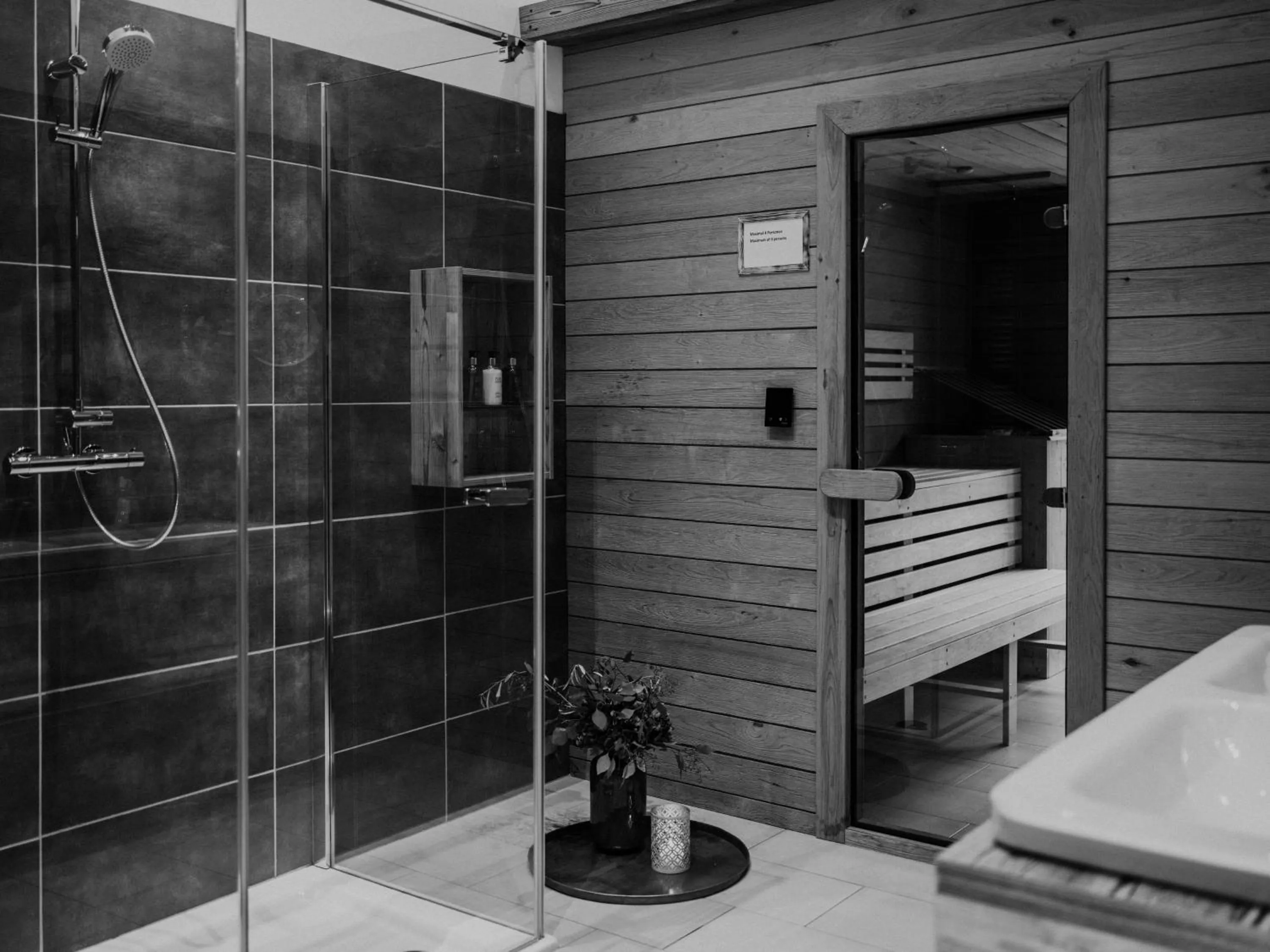 Shower in VAYA St Zeno Serfaus