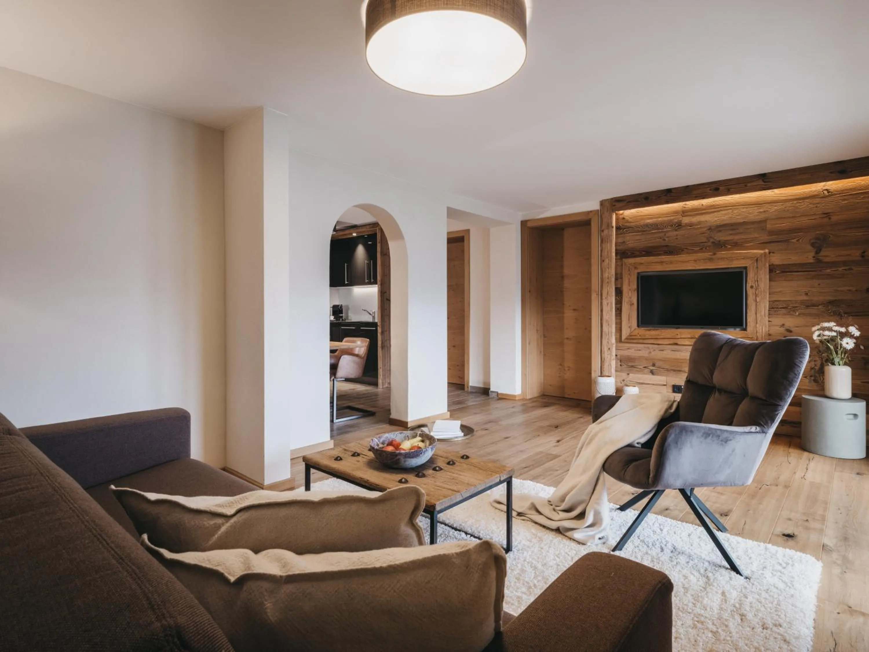 Communal lounge/ TV room in VAYA St Zeno Serfaus