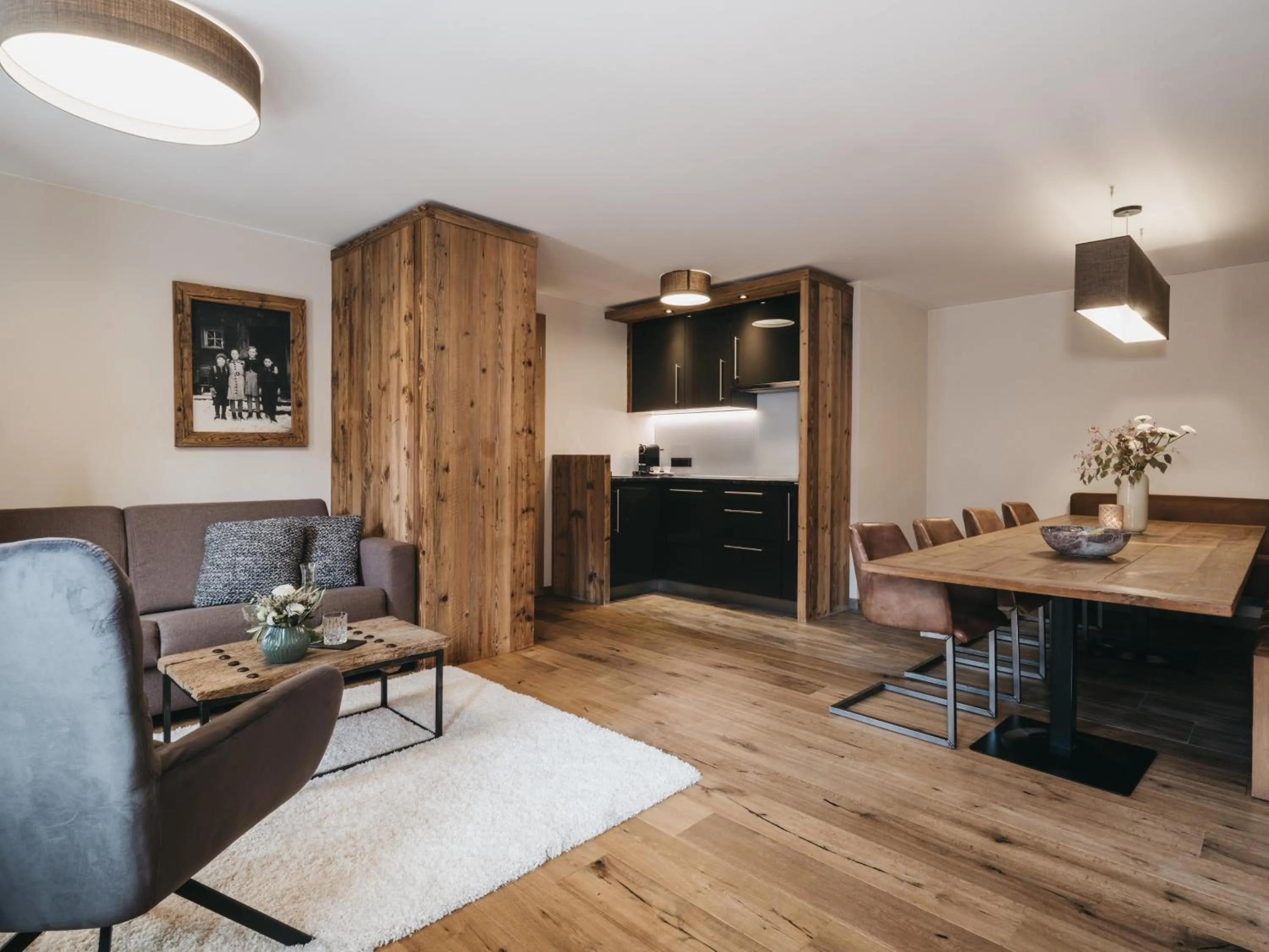 Kitchen or kitchenette in VAYA St Zeno Serfaus