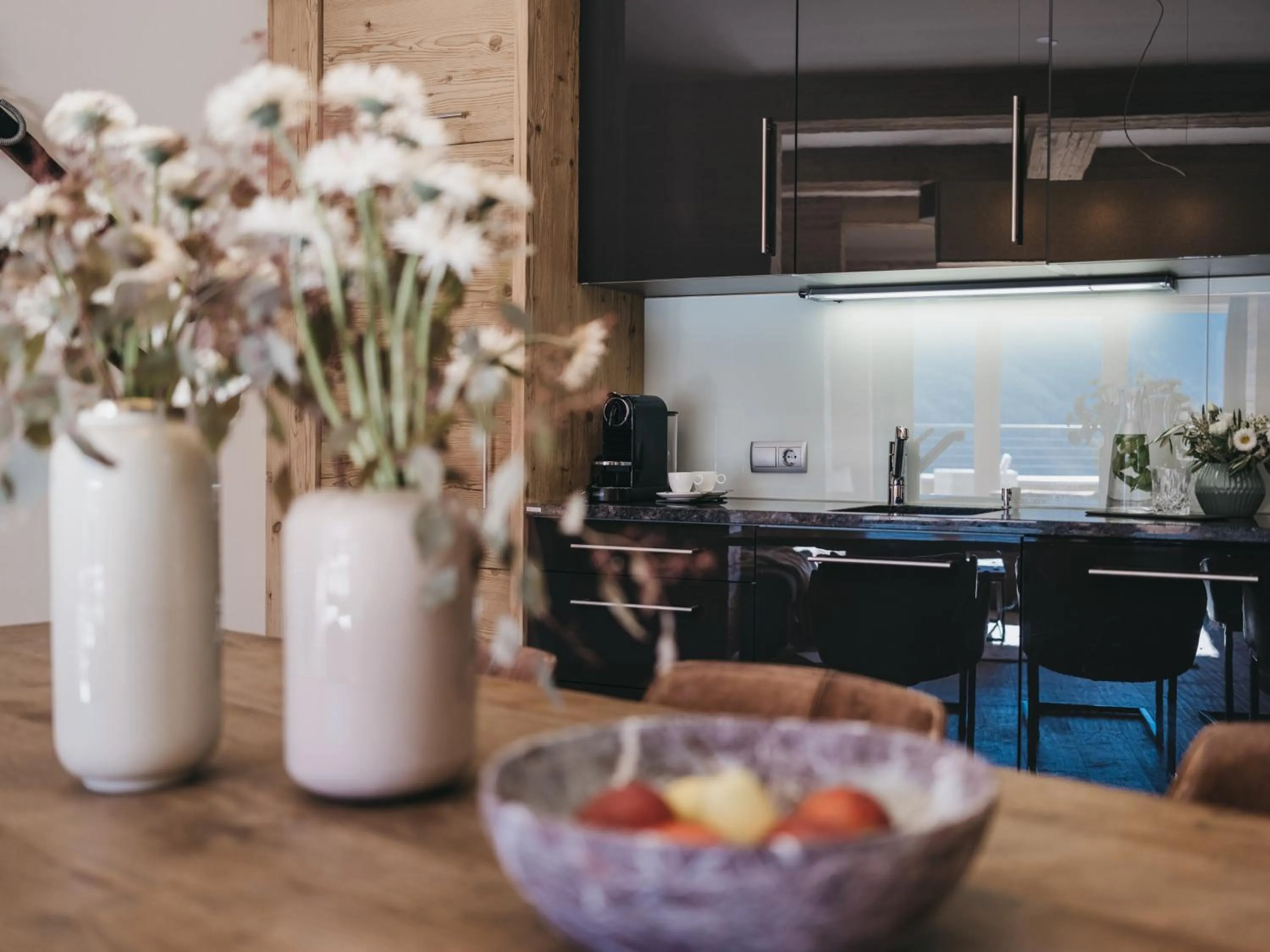 Kitchen or kitchenette in VAYA Terrazena Serfaus