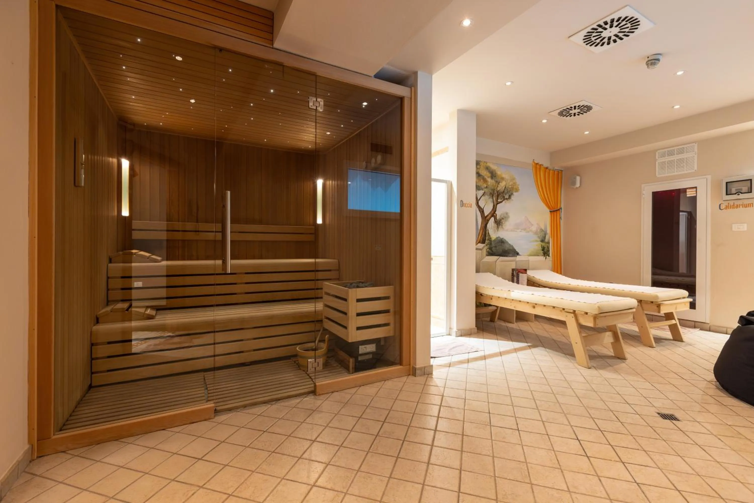Sauna in Hotel Flora