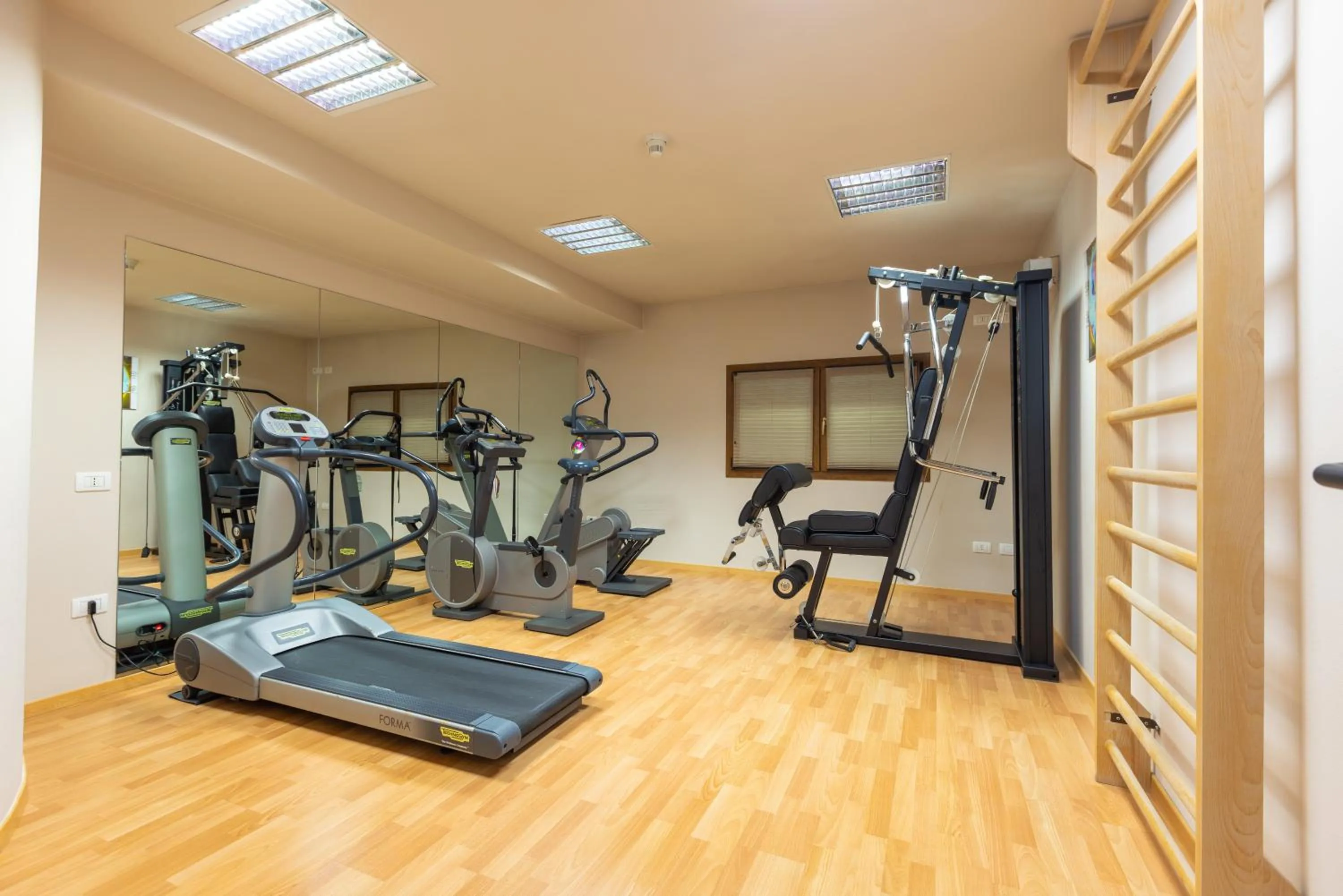Fitness centre/facilities in Hotel Flora