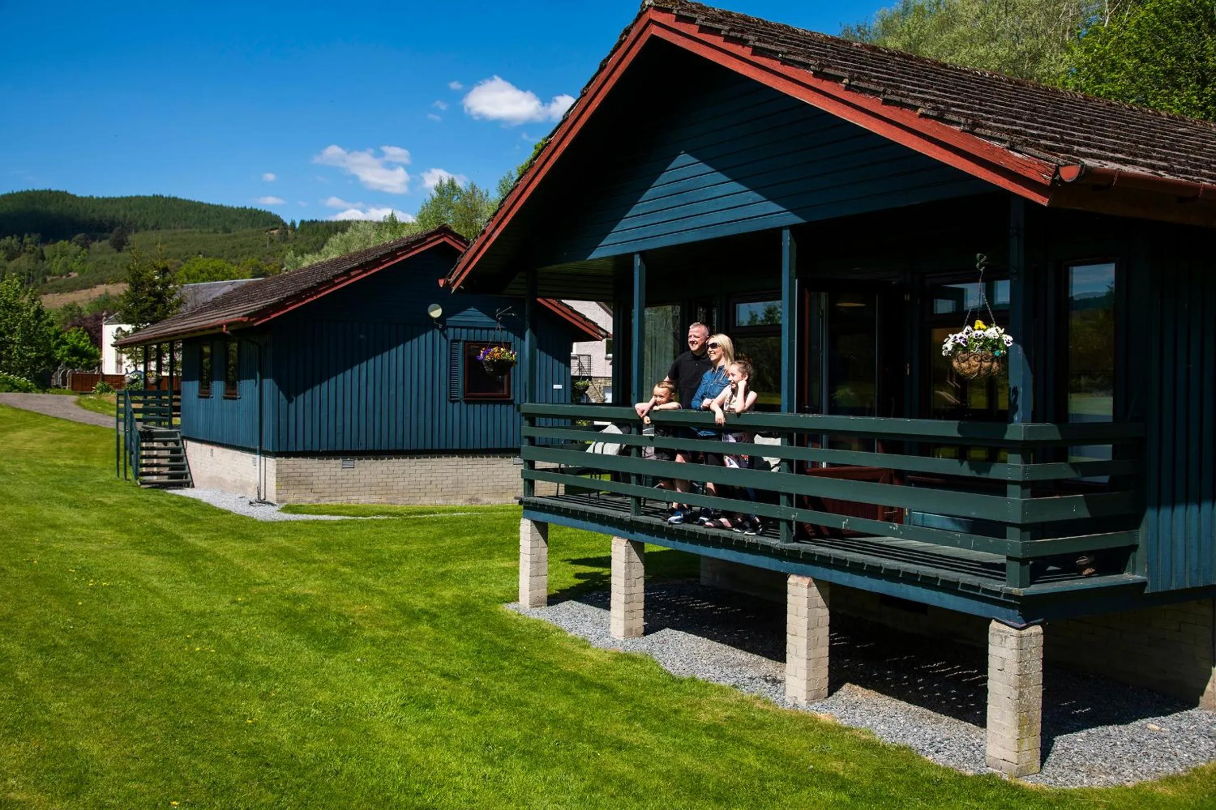 Spring in Logierait Pine Lodges