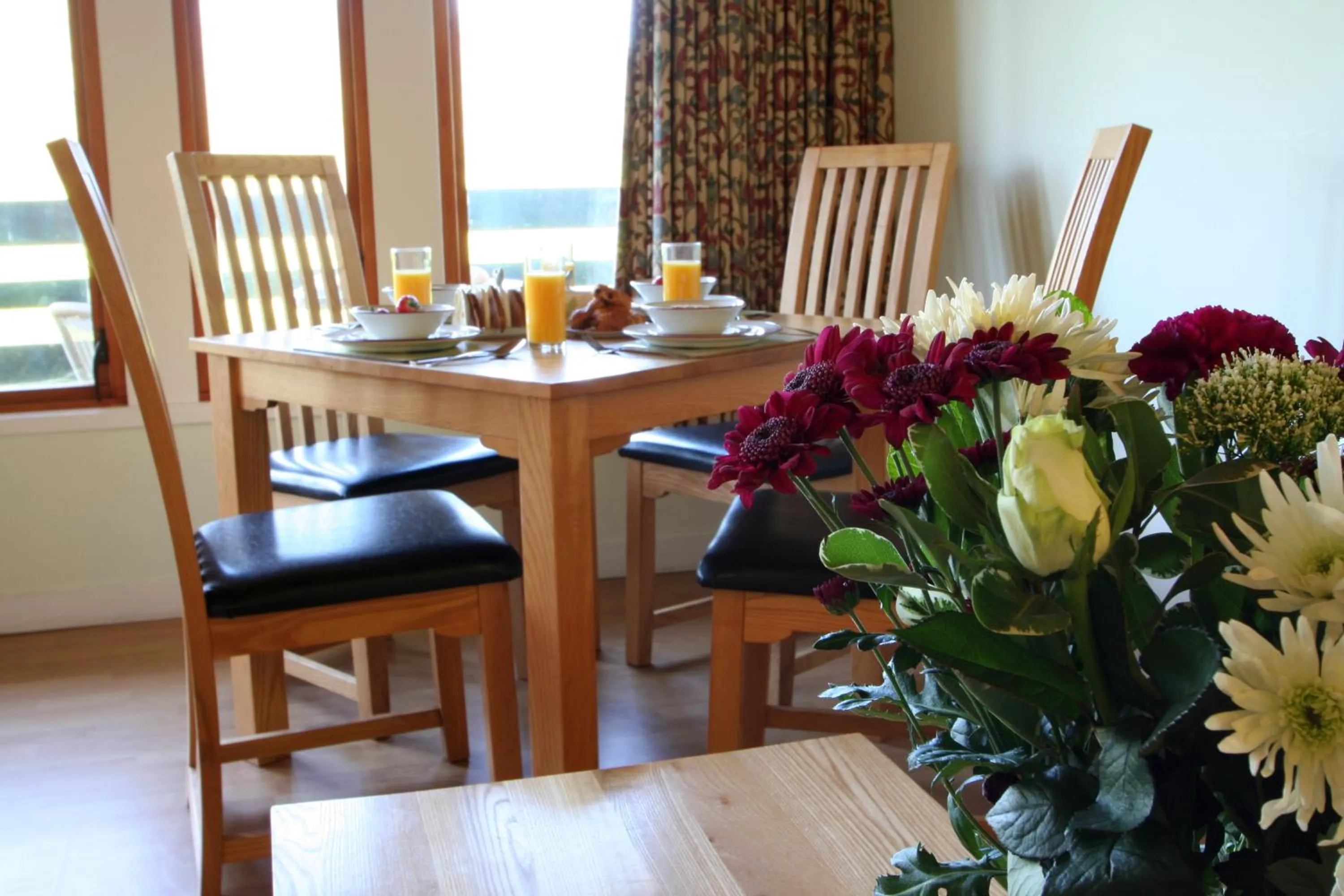 Living room in Logierait Pine Lodges