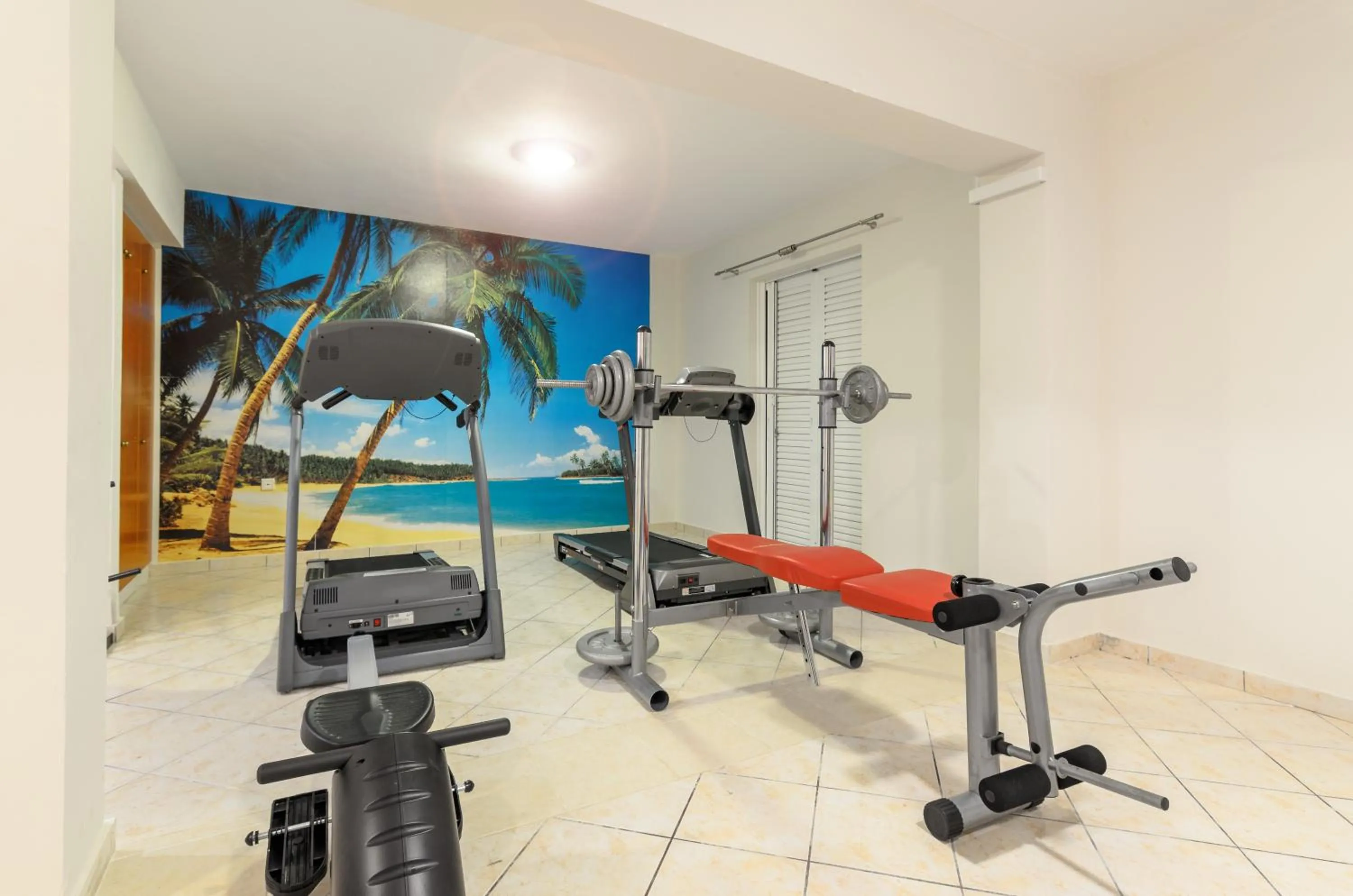 Fitness centre/facilities in Karras Hotel