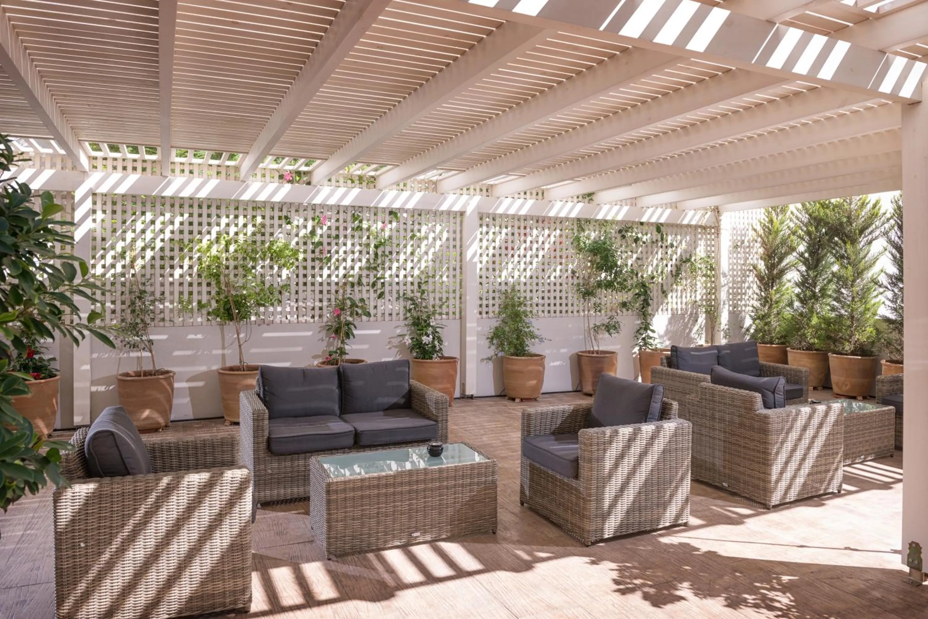 Patio in Irini Hotel