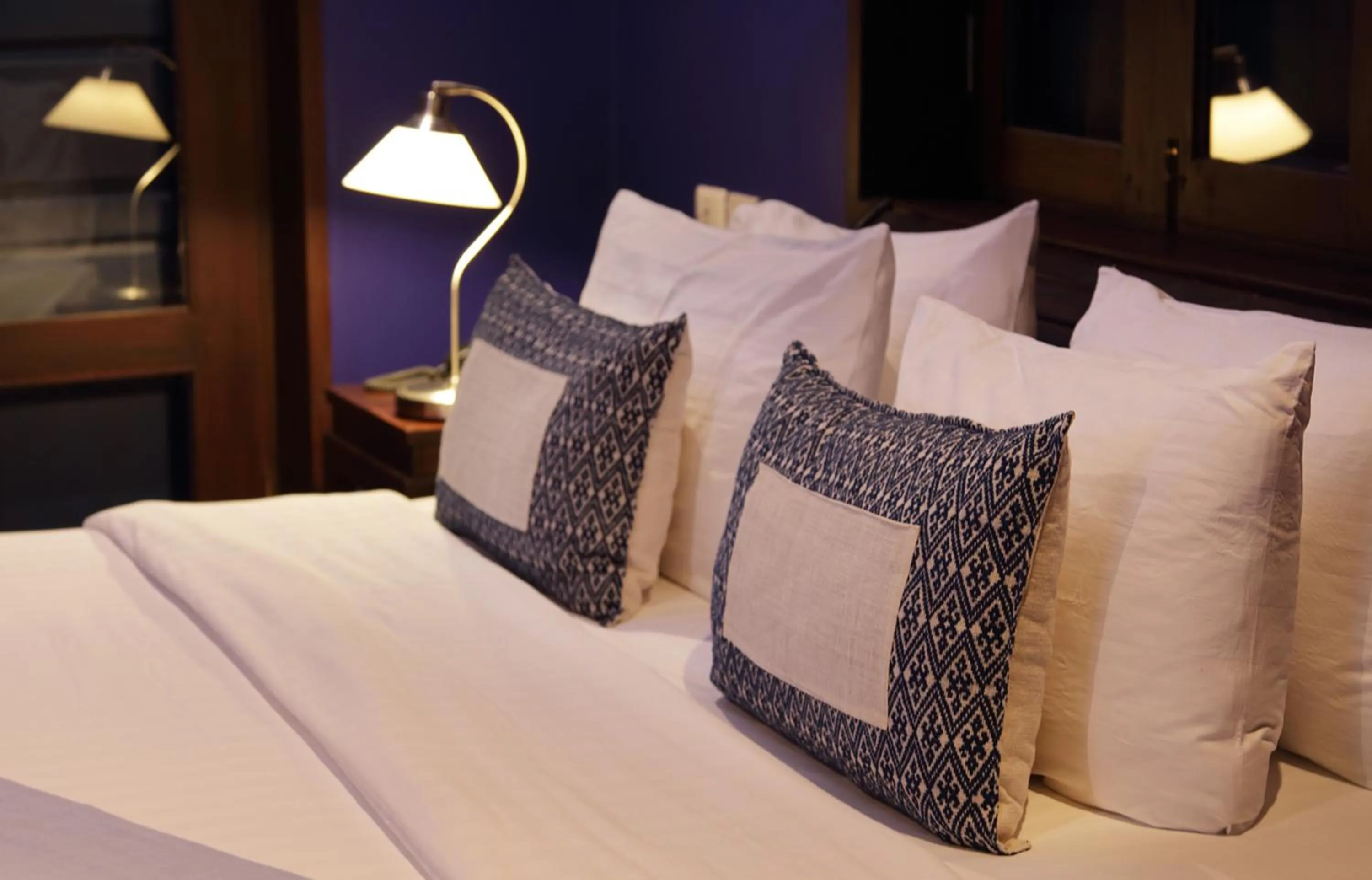 Bed in Indigo House Hotel