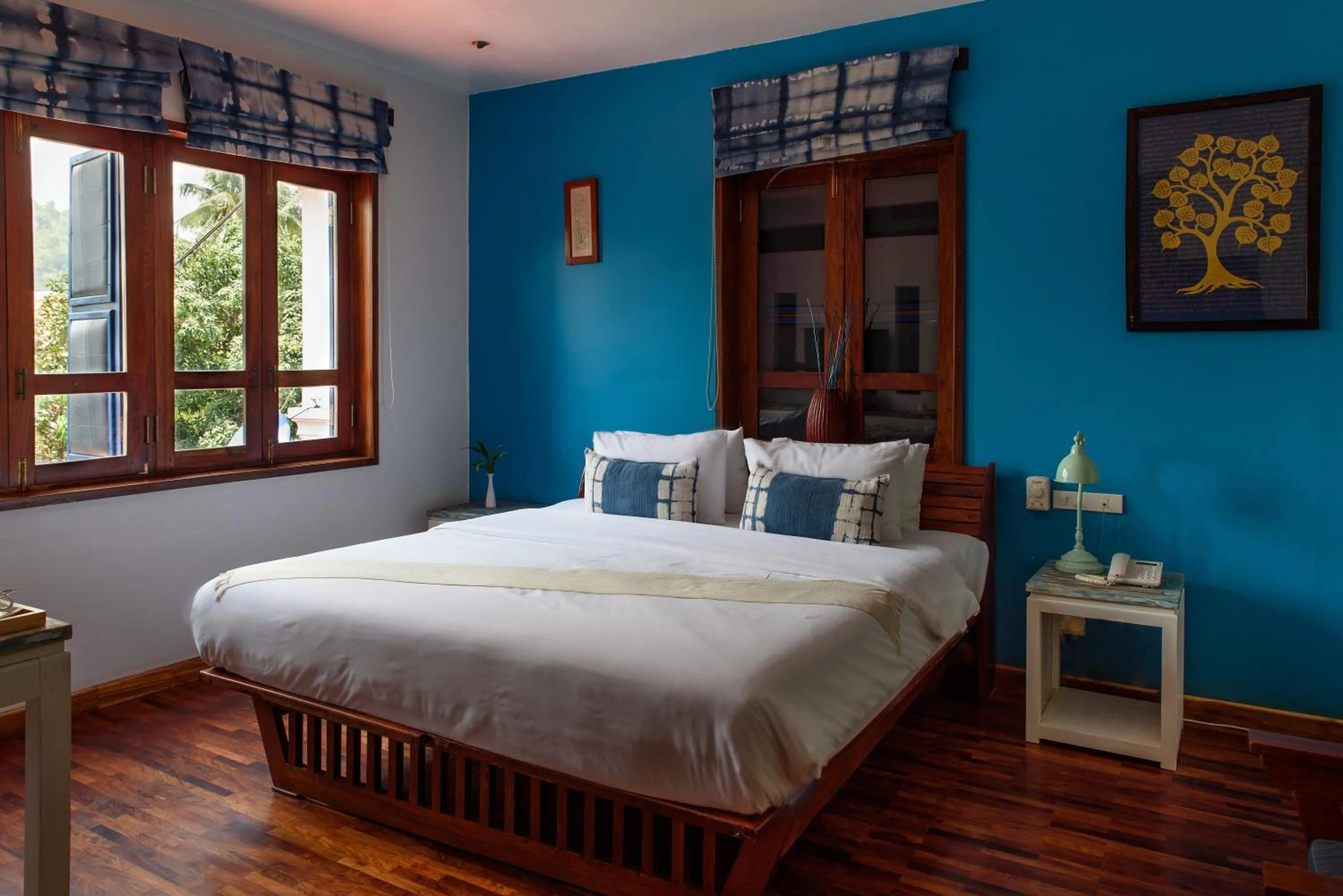 Bed in Indigo House Hotel