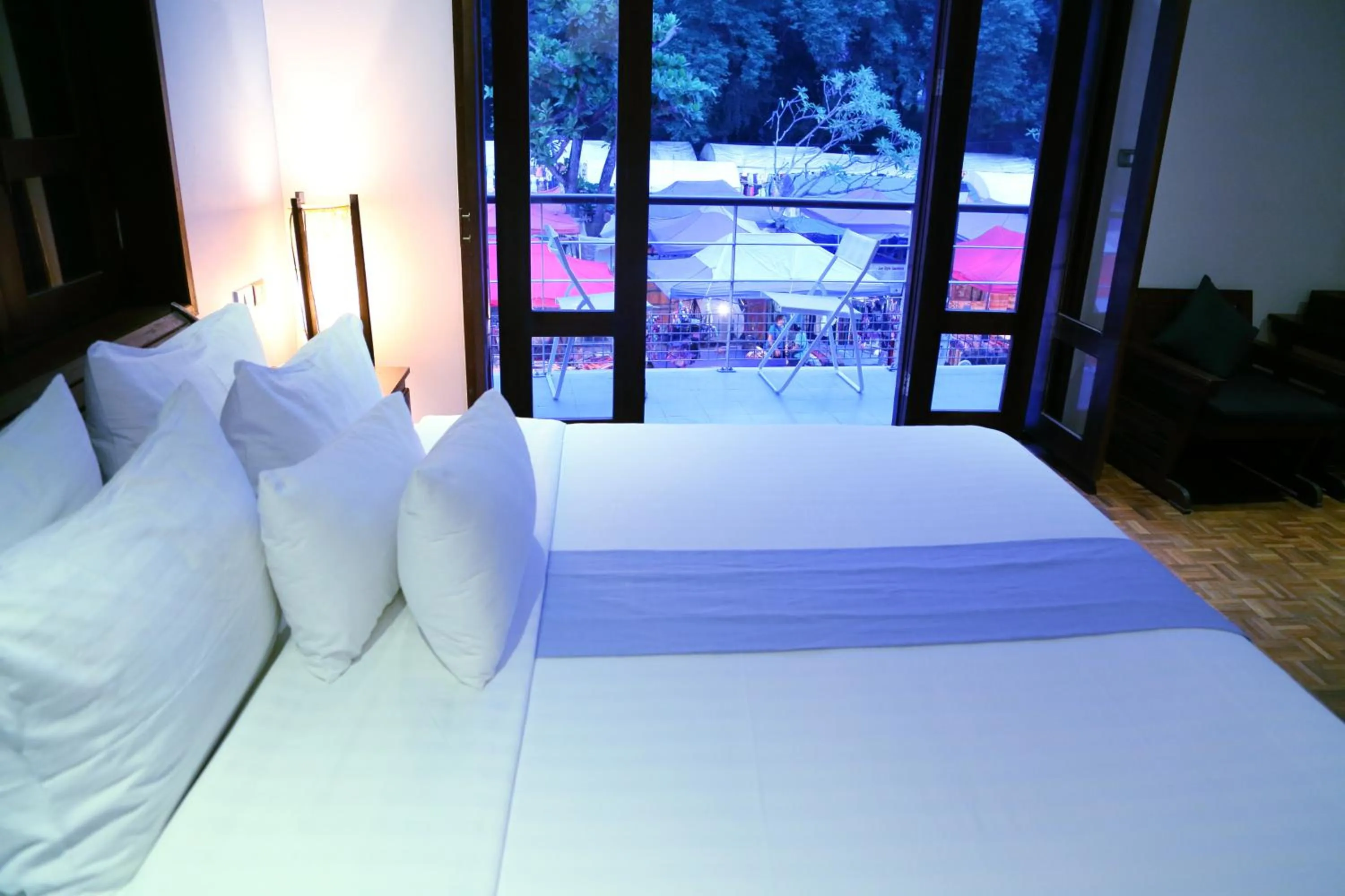 Bed in Indigo House Hotel
