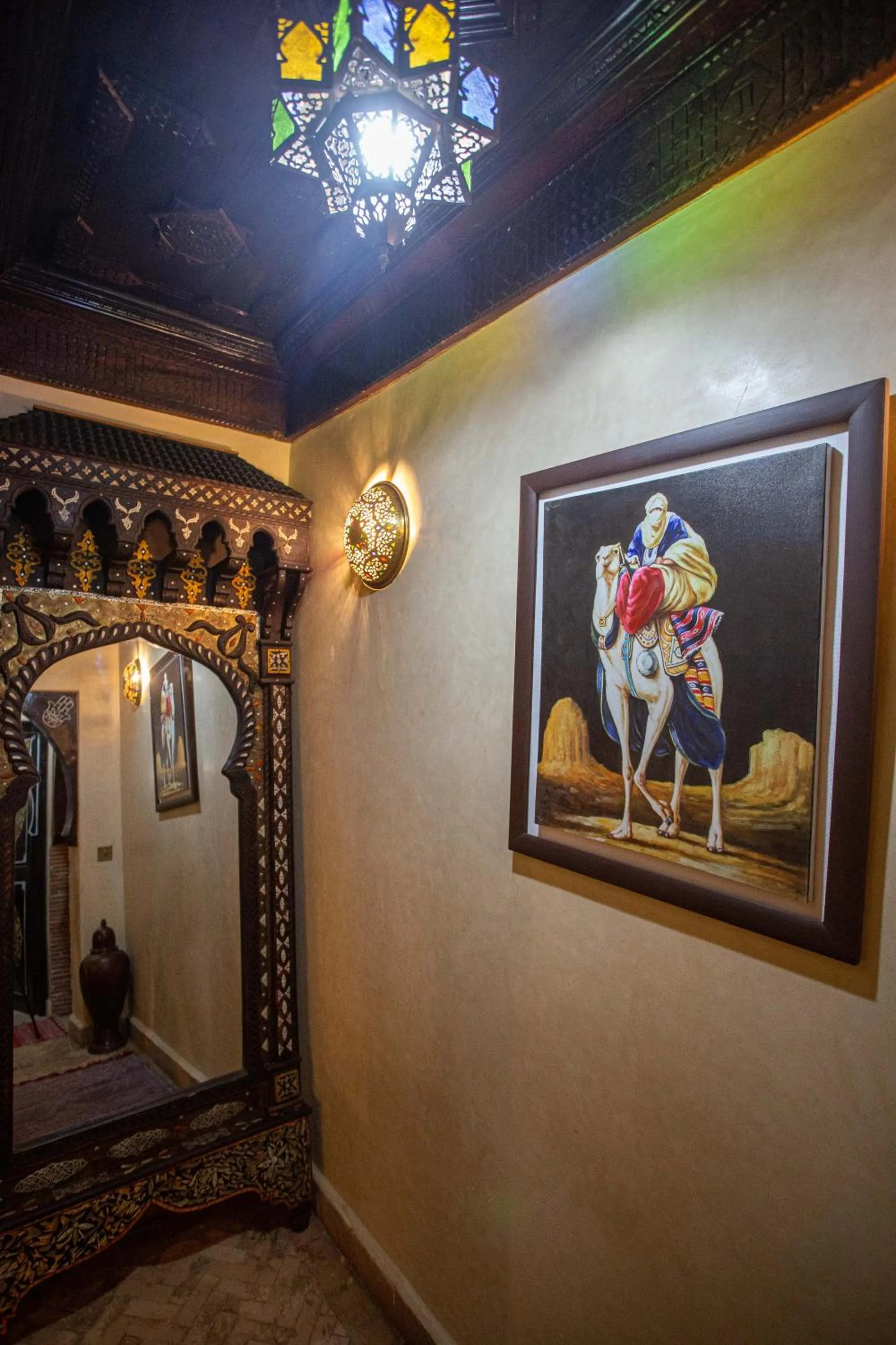 Lobby or reception in Riad Christina