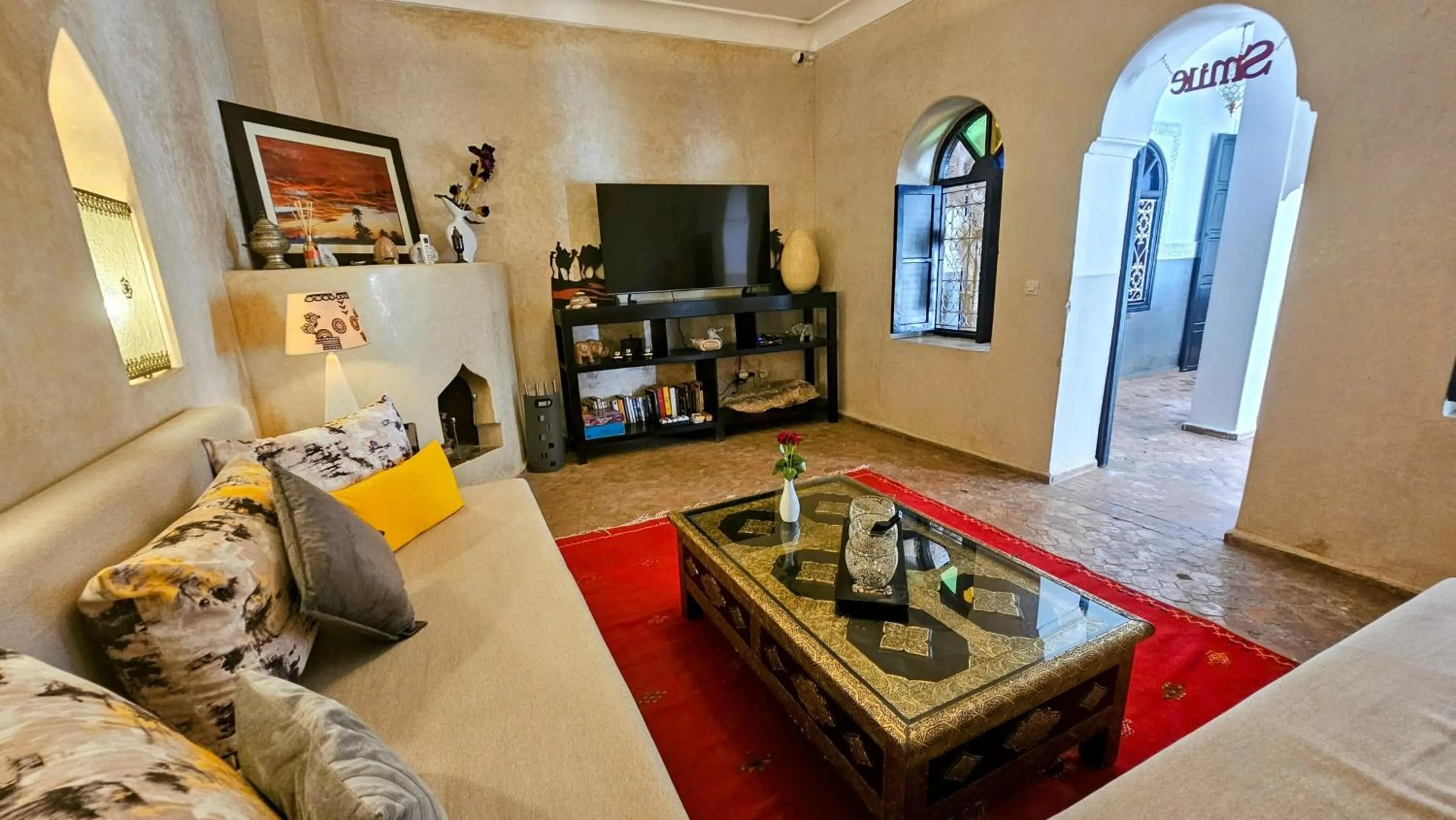 Living room in Riad Alboraq