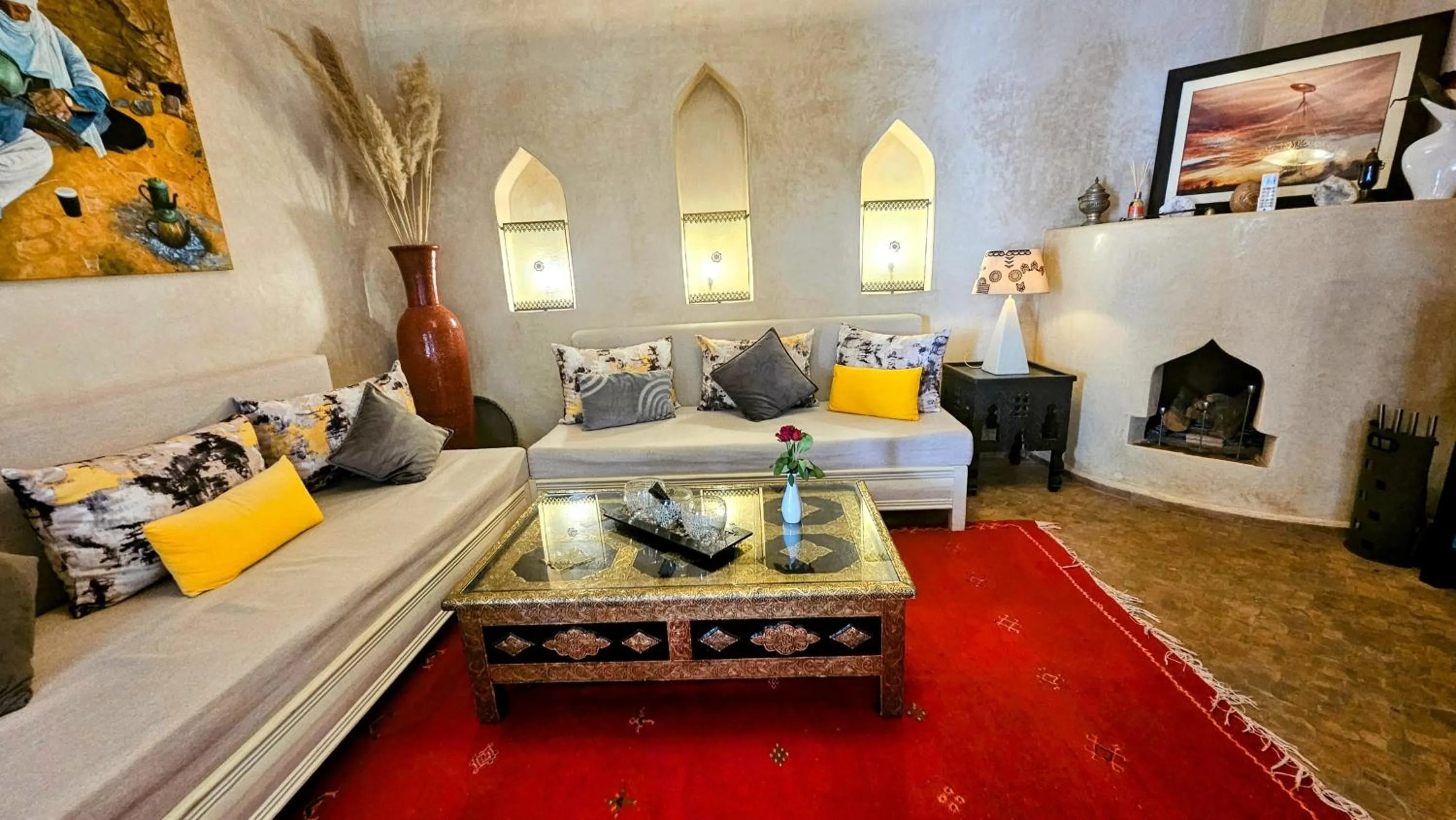 Living room in Riad Alboraq