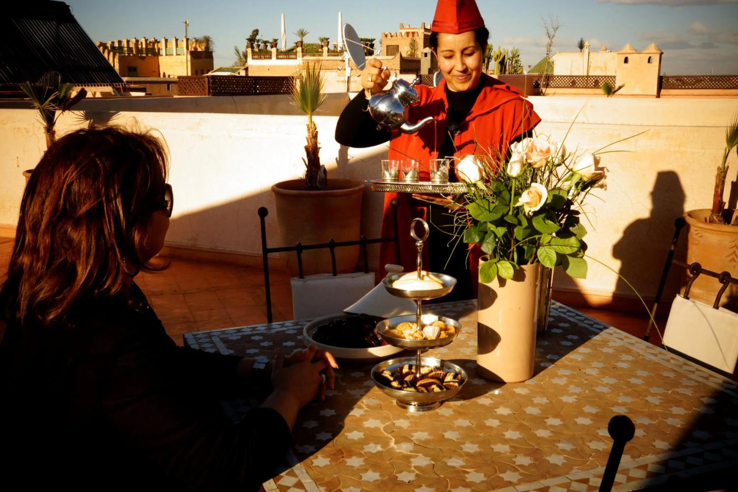 Balcony/Terrace in Riad Shama Suites & Spa