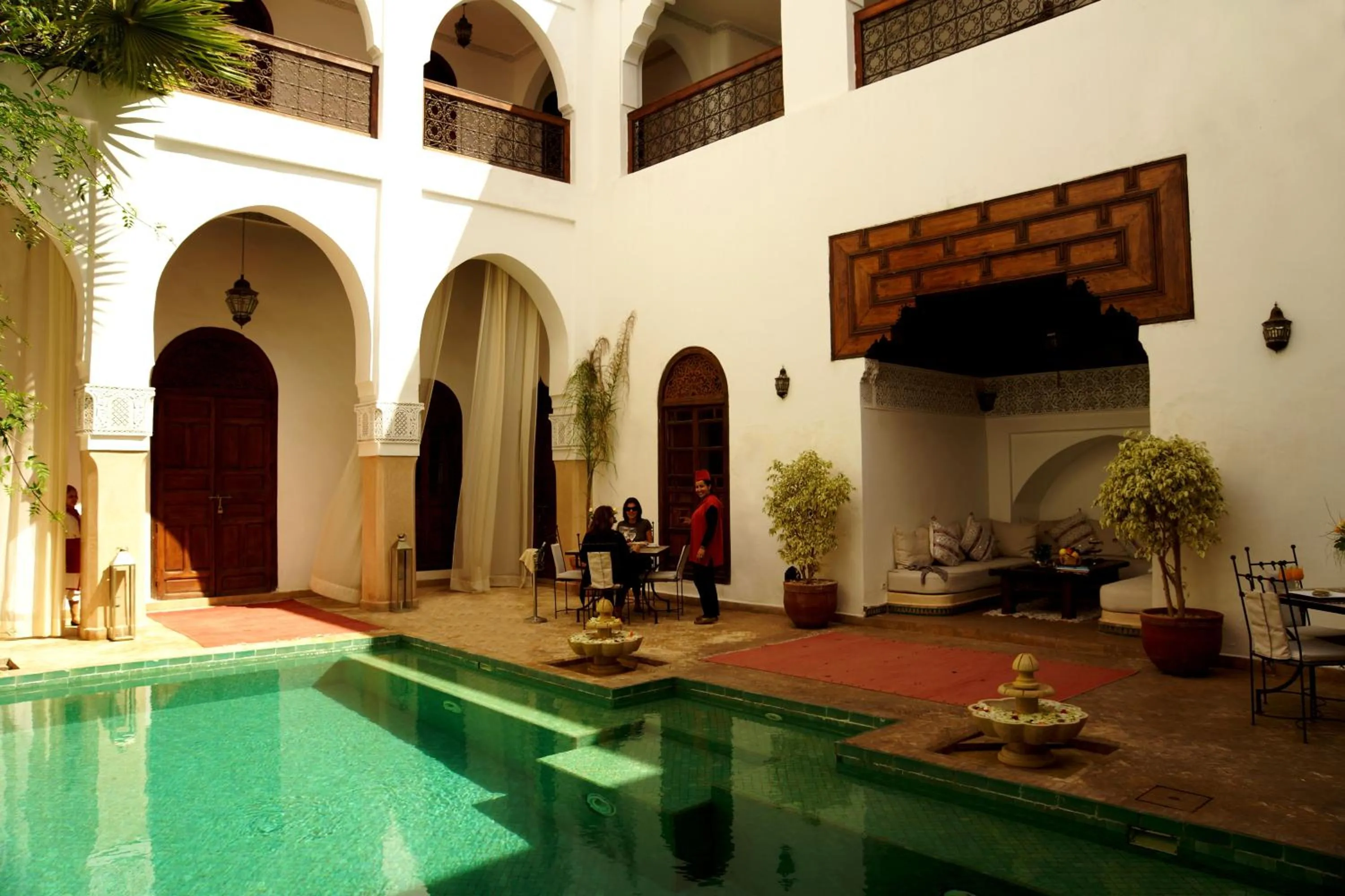 Swimming pool in Riad Shama Suites & Spa