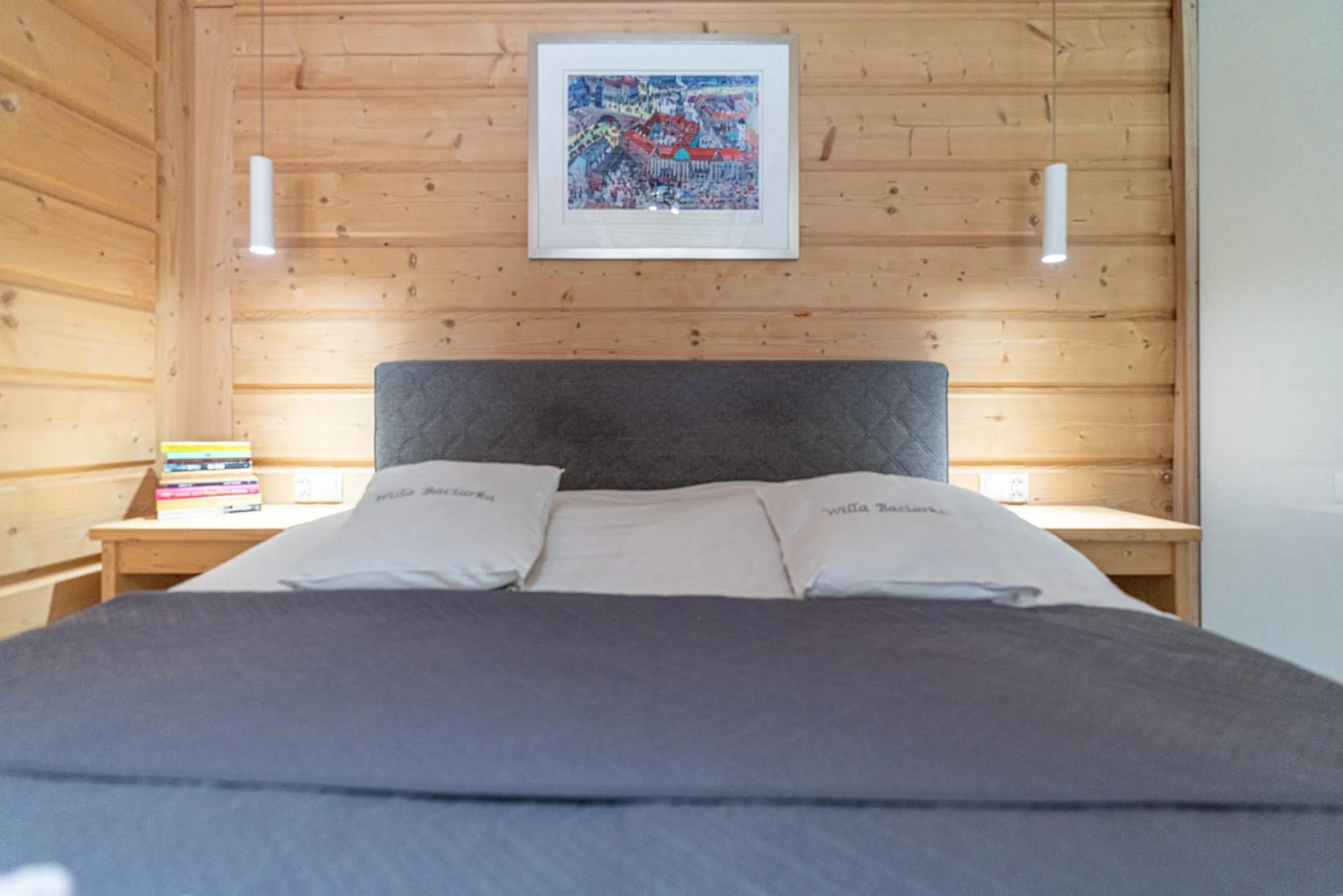 Bed in Willa Baciarka-basen, sauny i jacuzzi