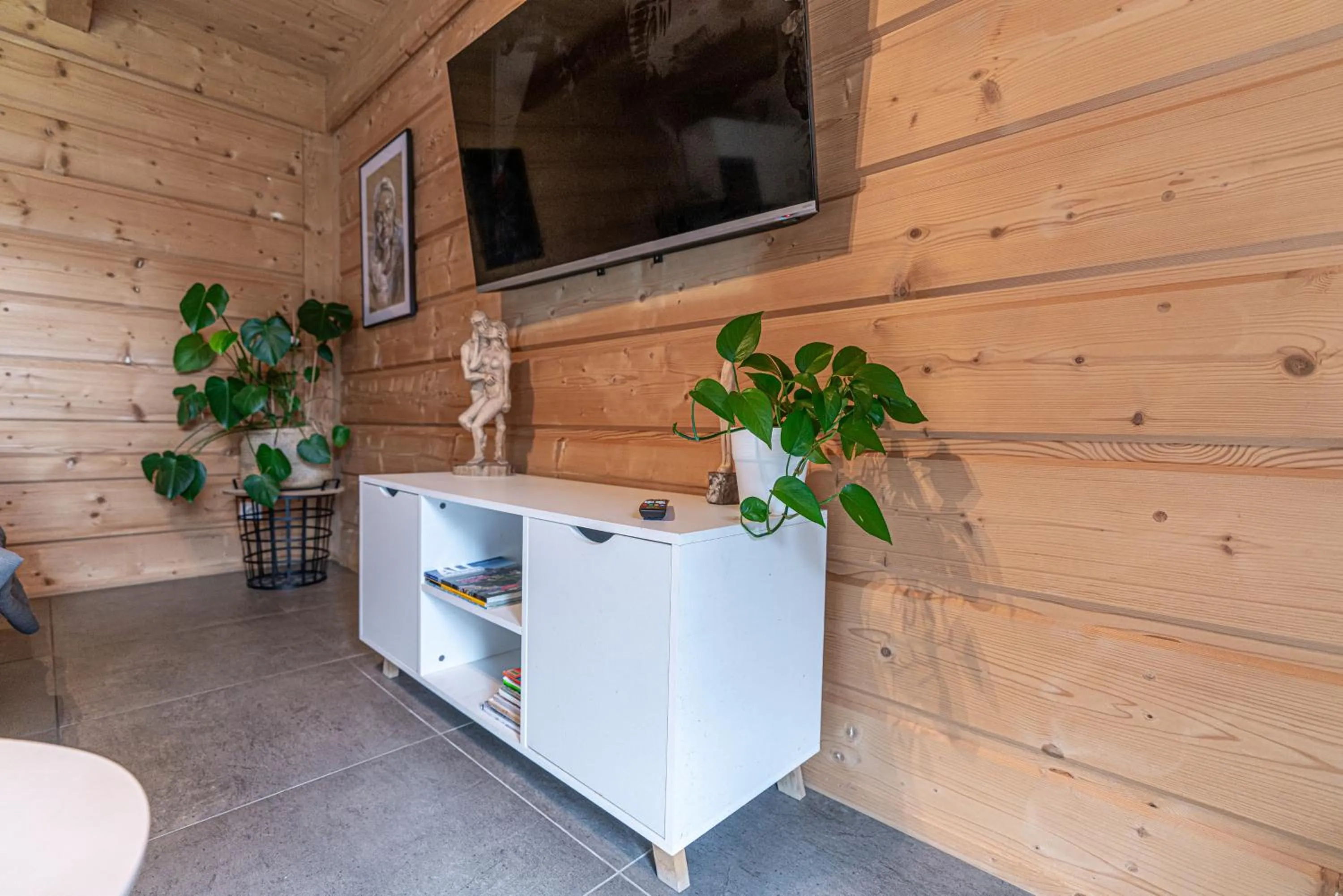 Communal lounge/ TV room in Willa Baciarka-basen, sauny i jacuzzi