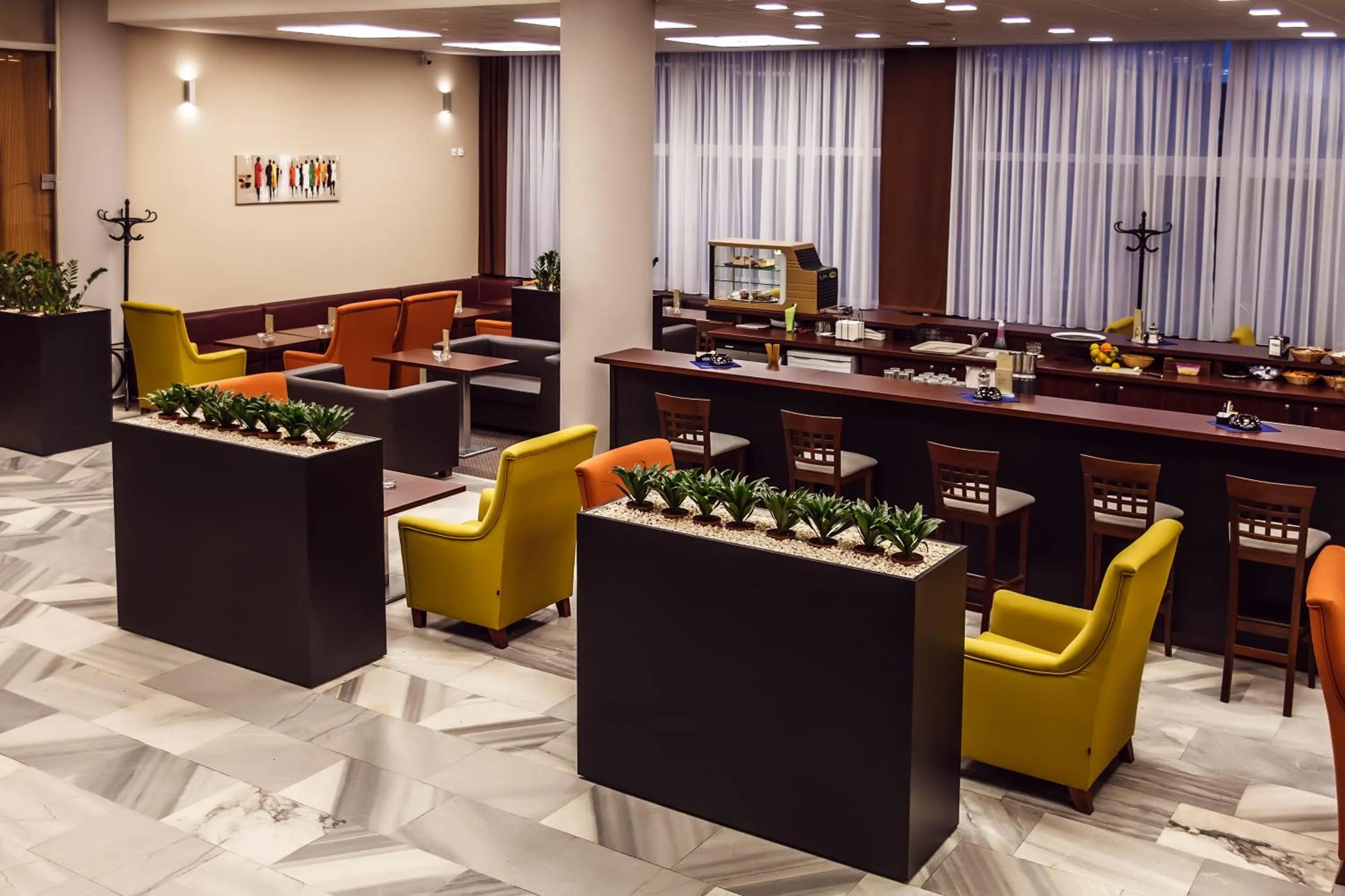 Lounge or bar in Interhotel Zlín
