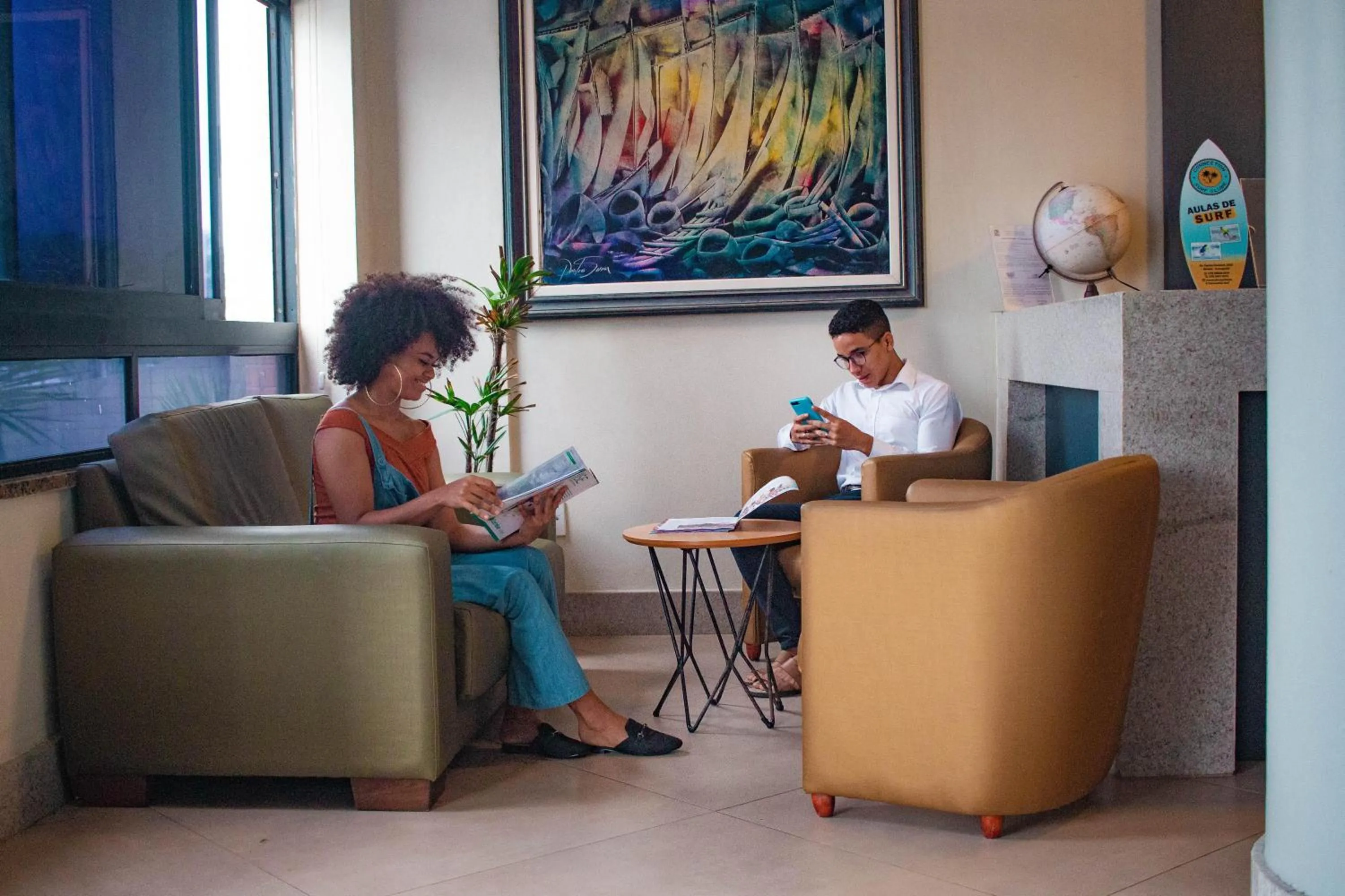 Seating area in Real Praia Hotel