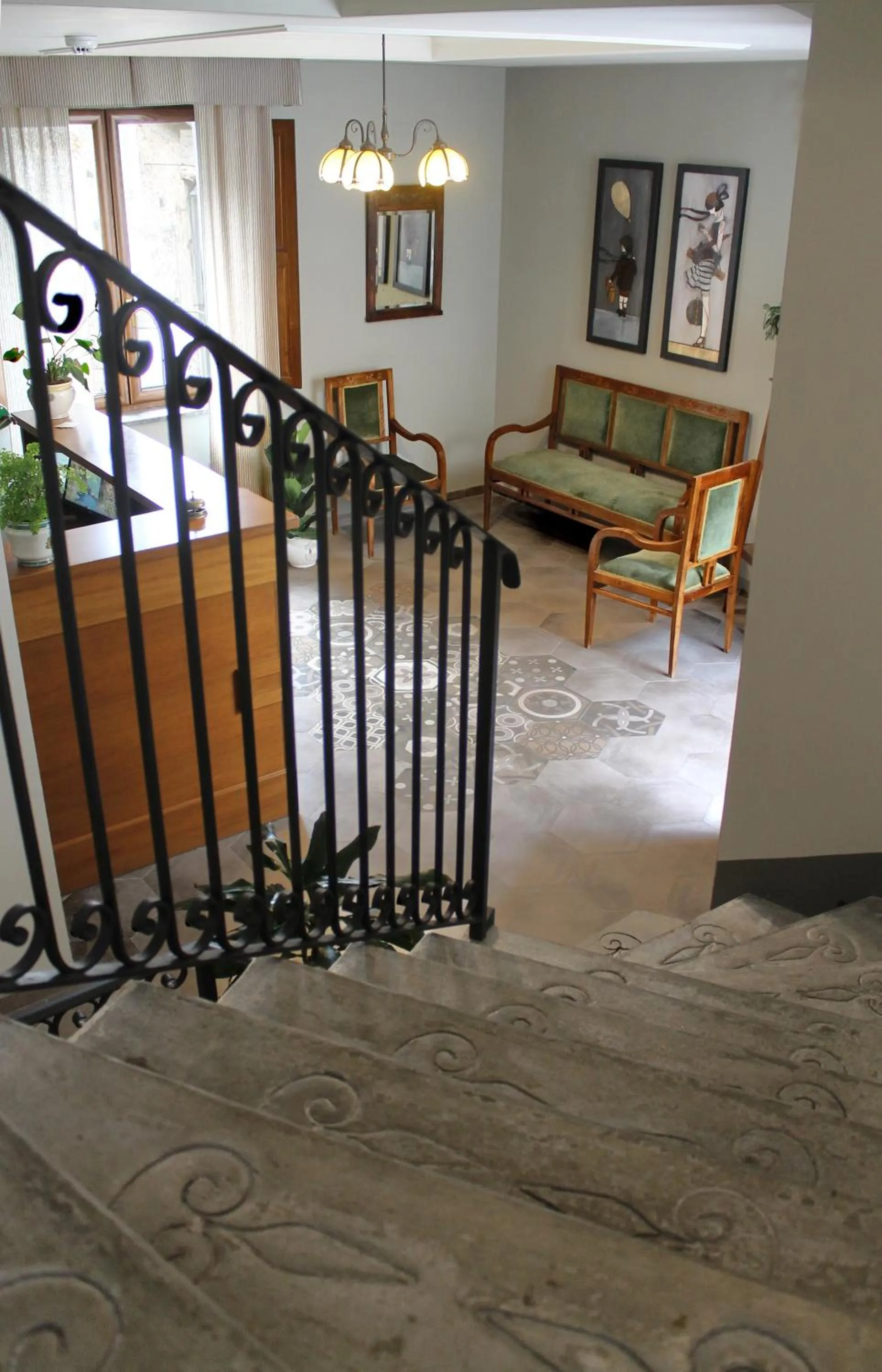 Lobby or reception in Albergo Merùo