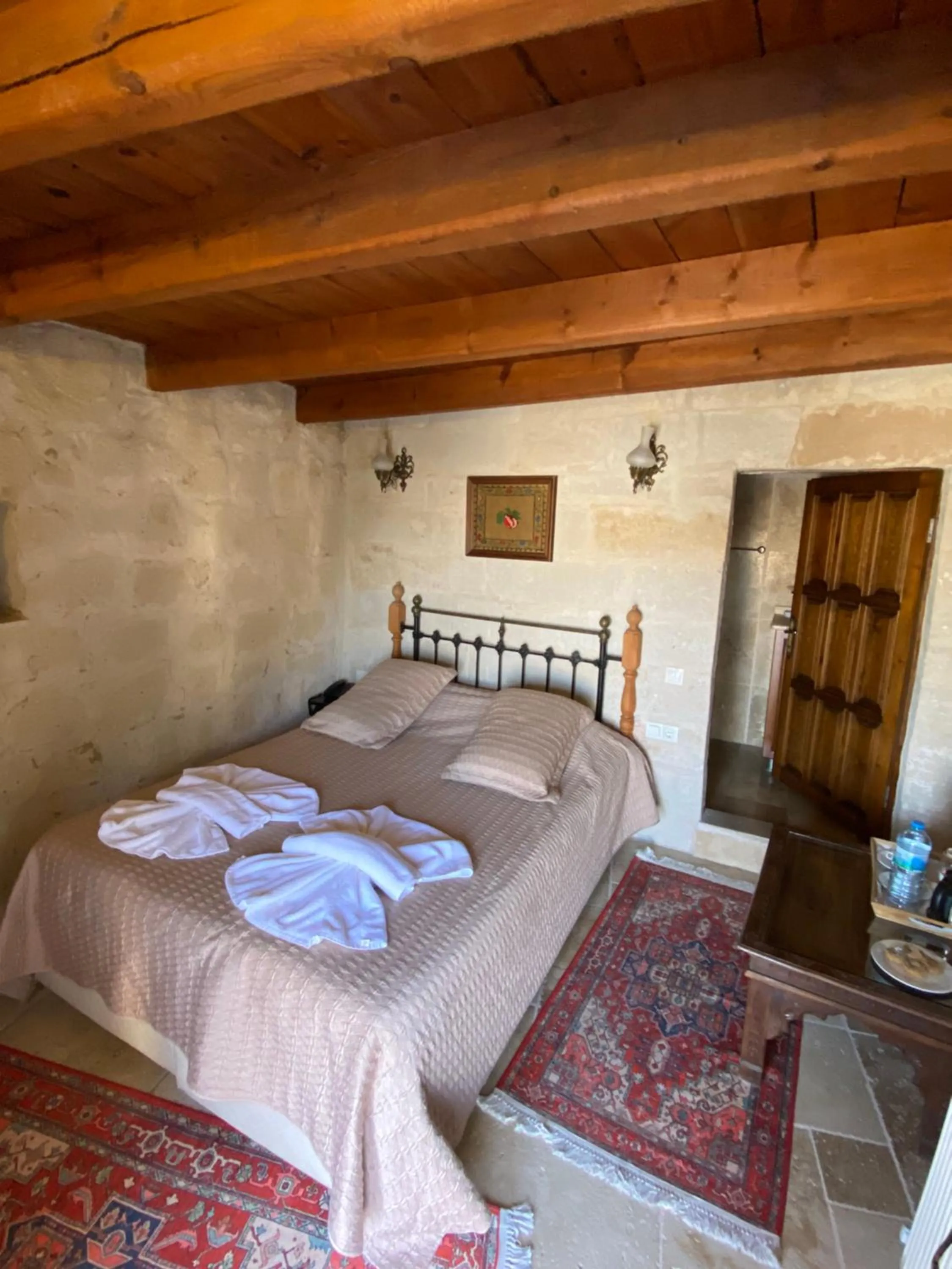 Bed in Turquaz Cave Hotel