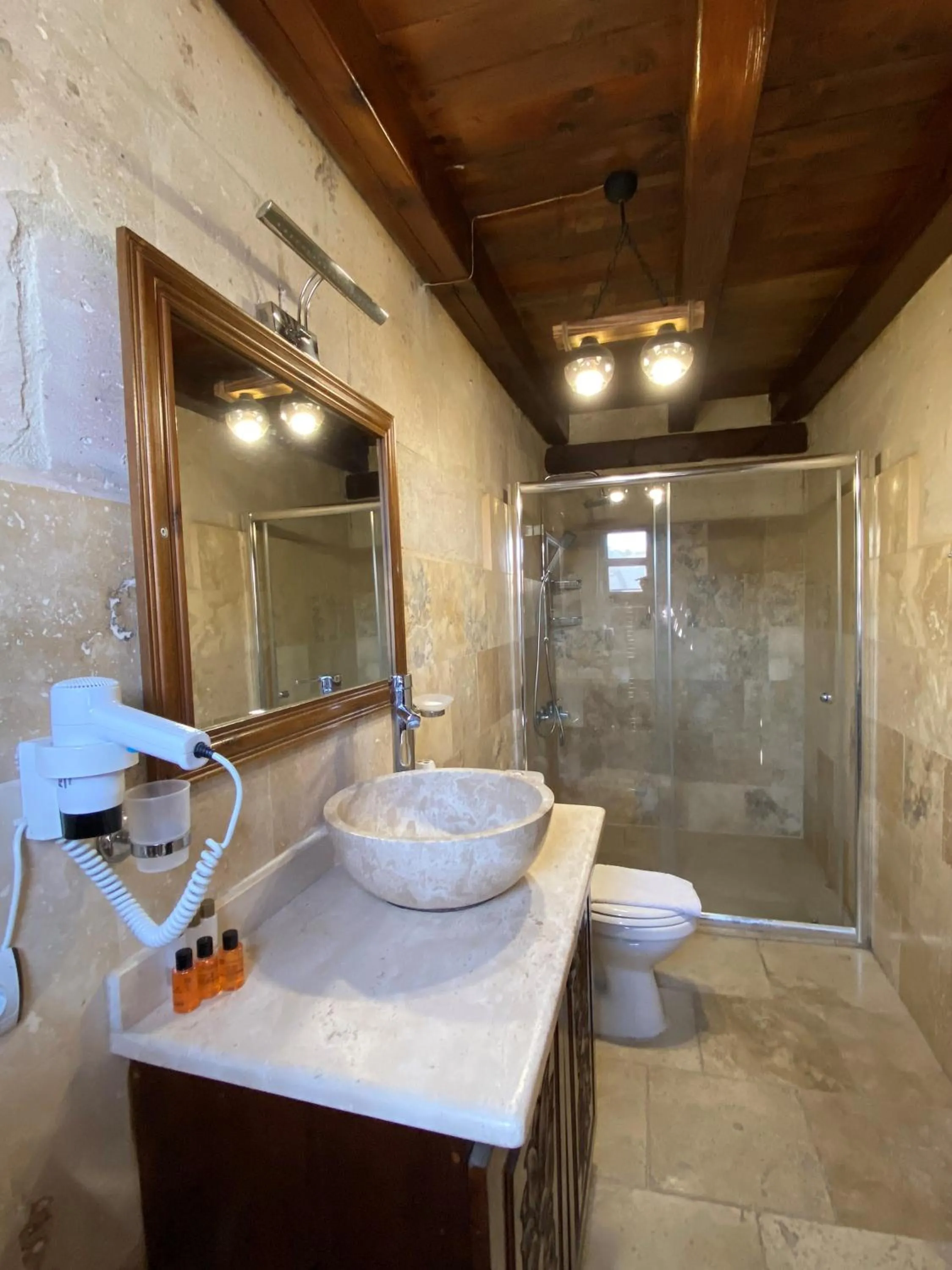 Shower in Turquaz Cave Hotel