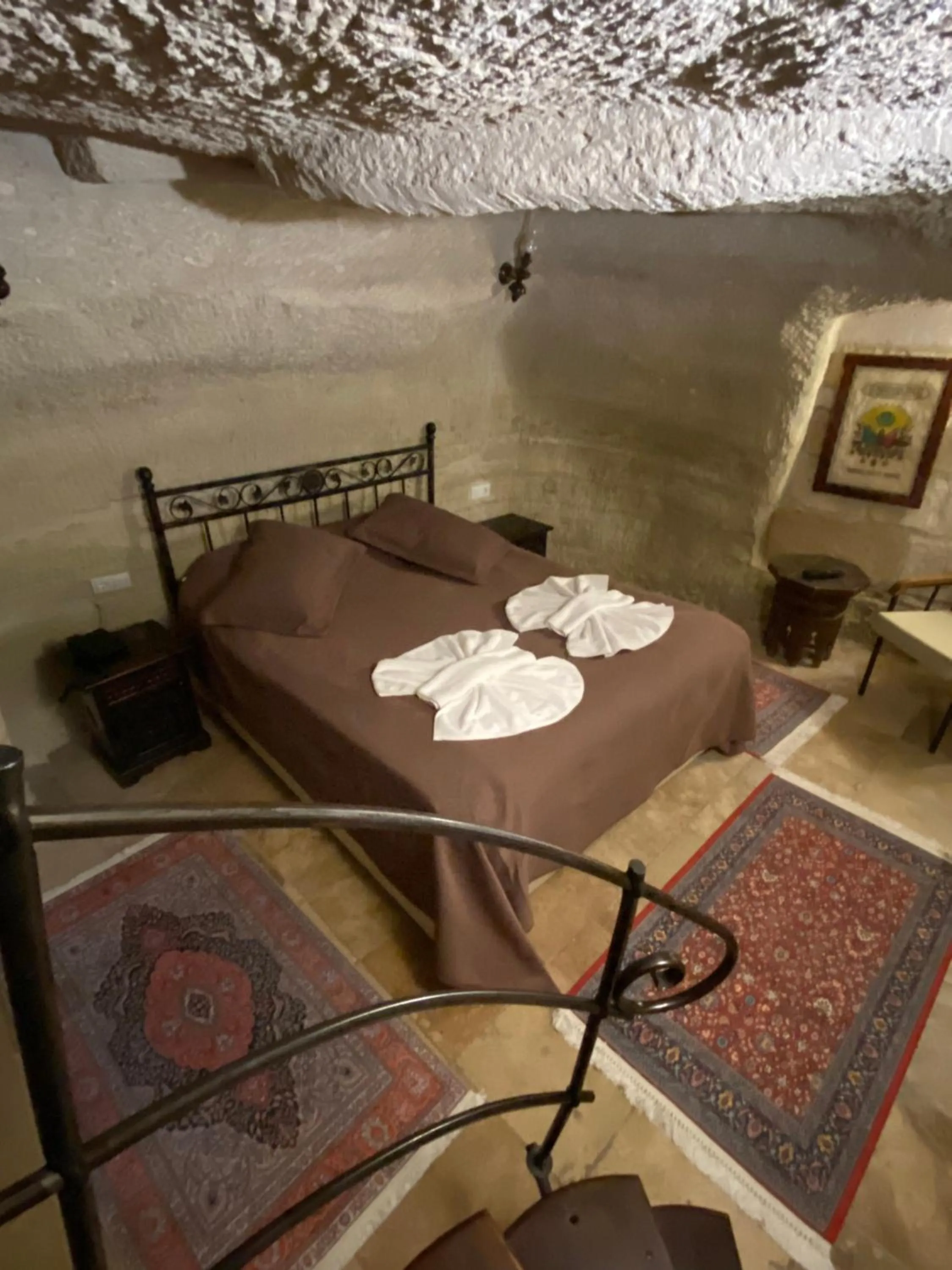 Bed in Turquaz Cave Hotel