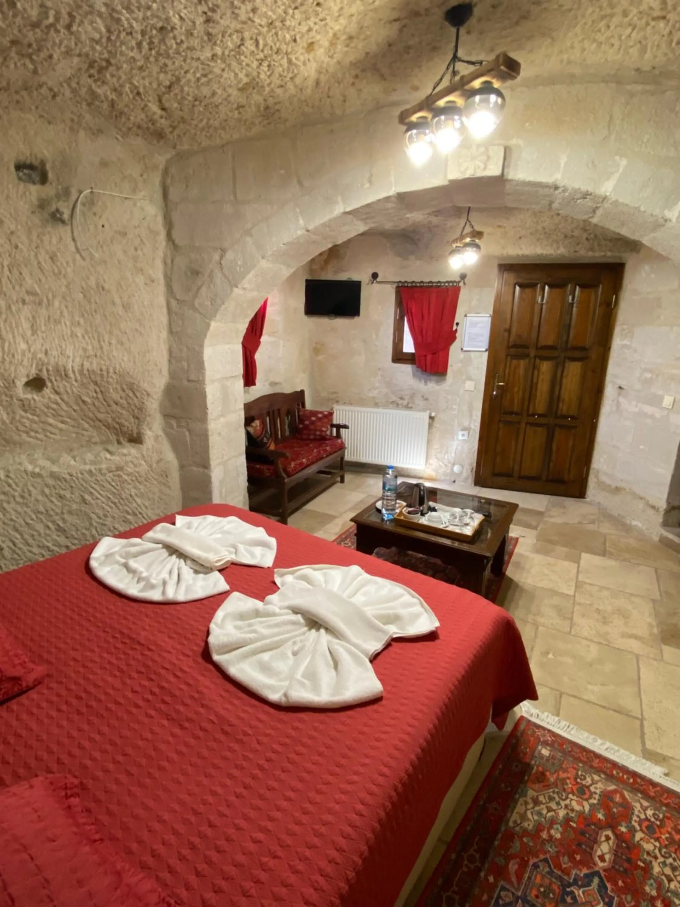 Bed in Turquaz Cave Hotel