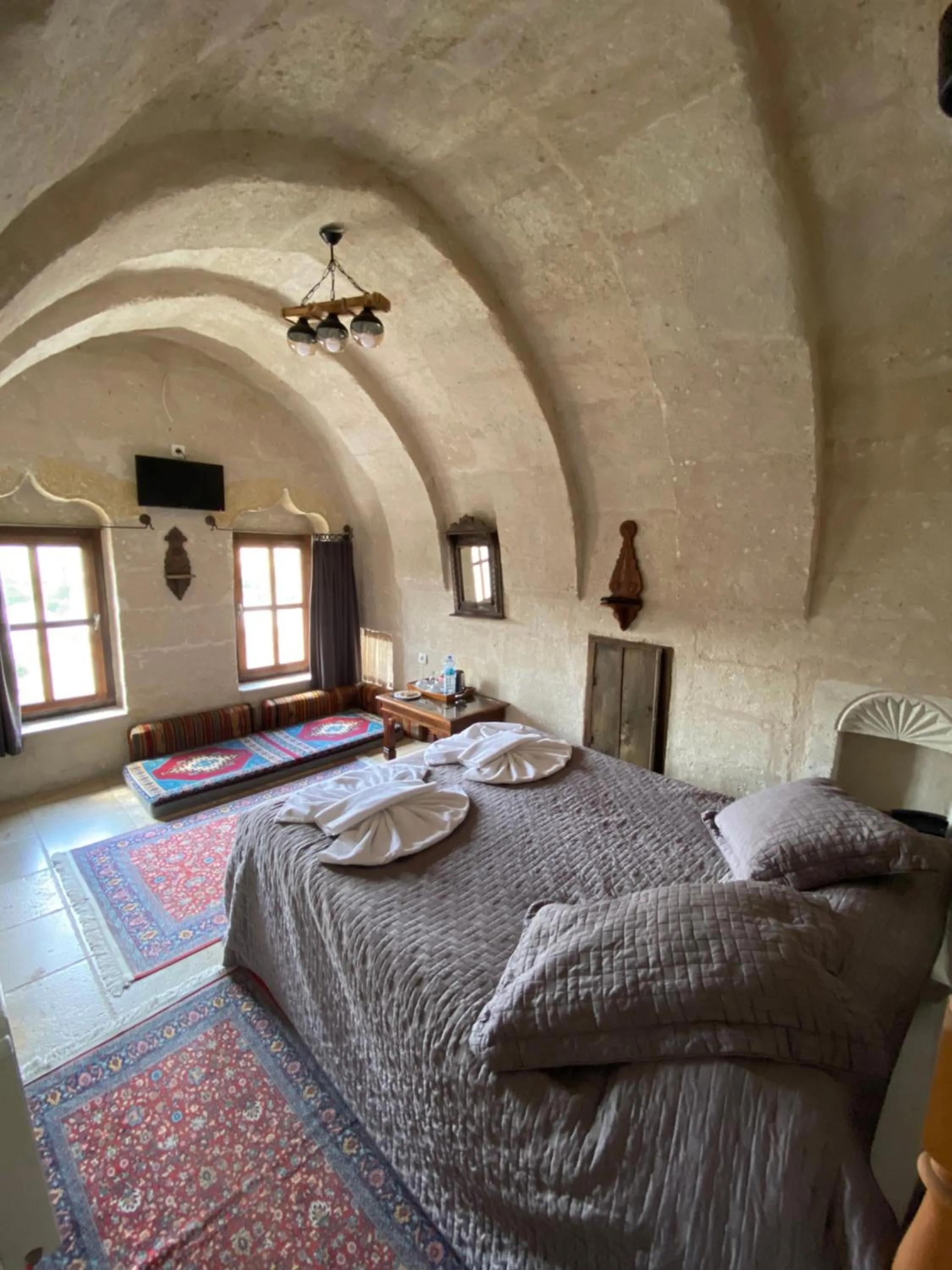 Bed in Turquaz Cave Hotel