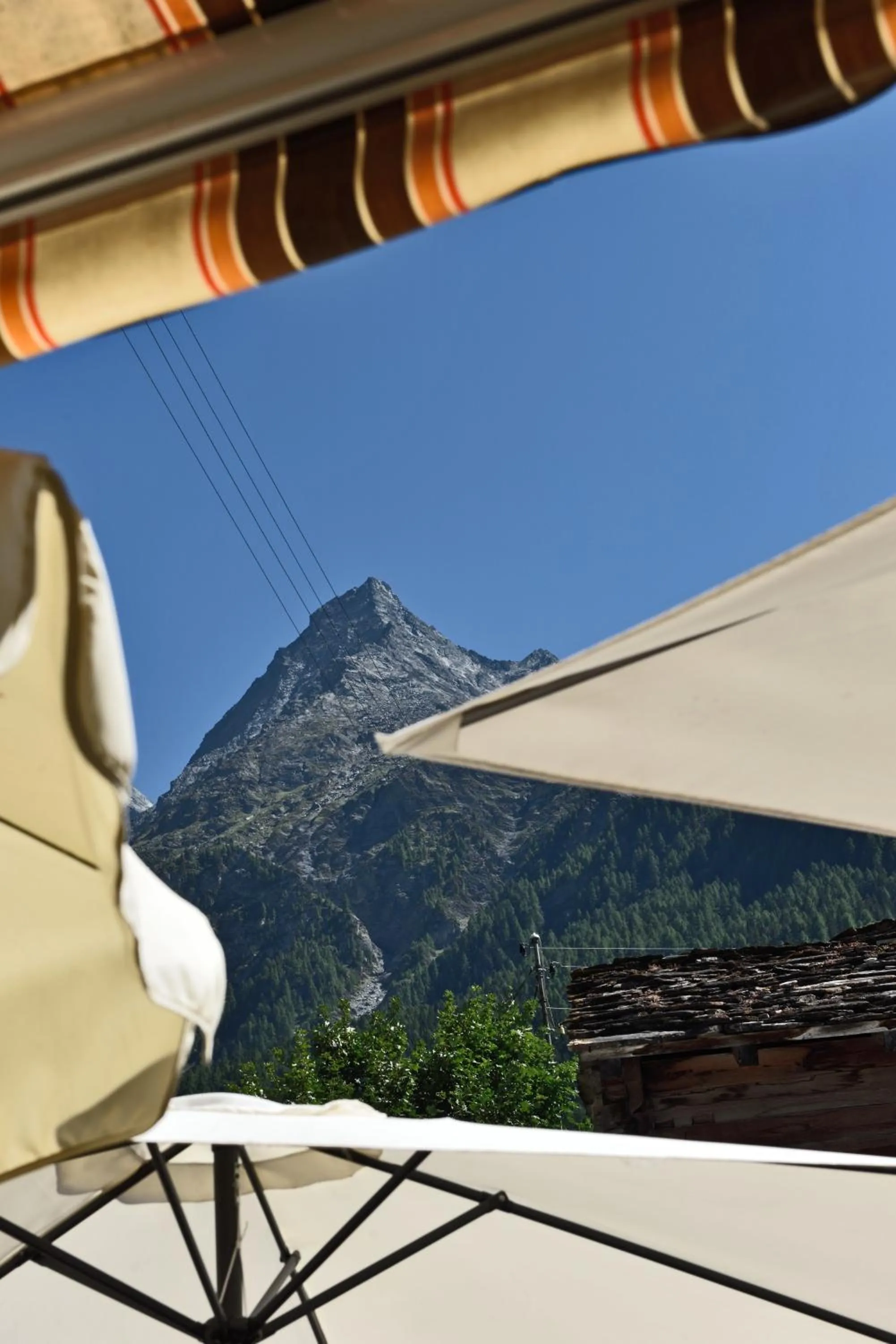 Mountain view in Hotel Les Mélèzes