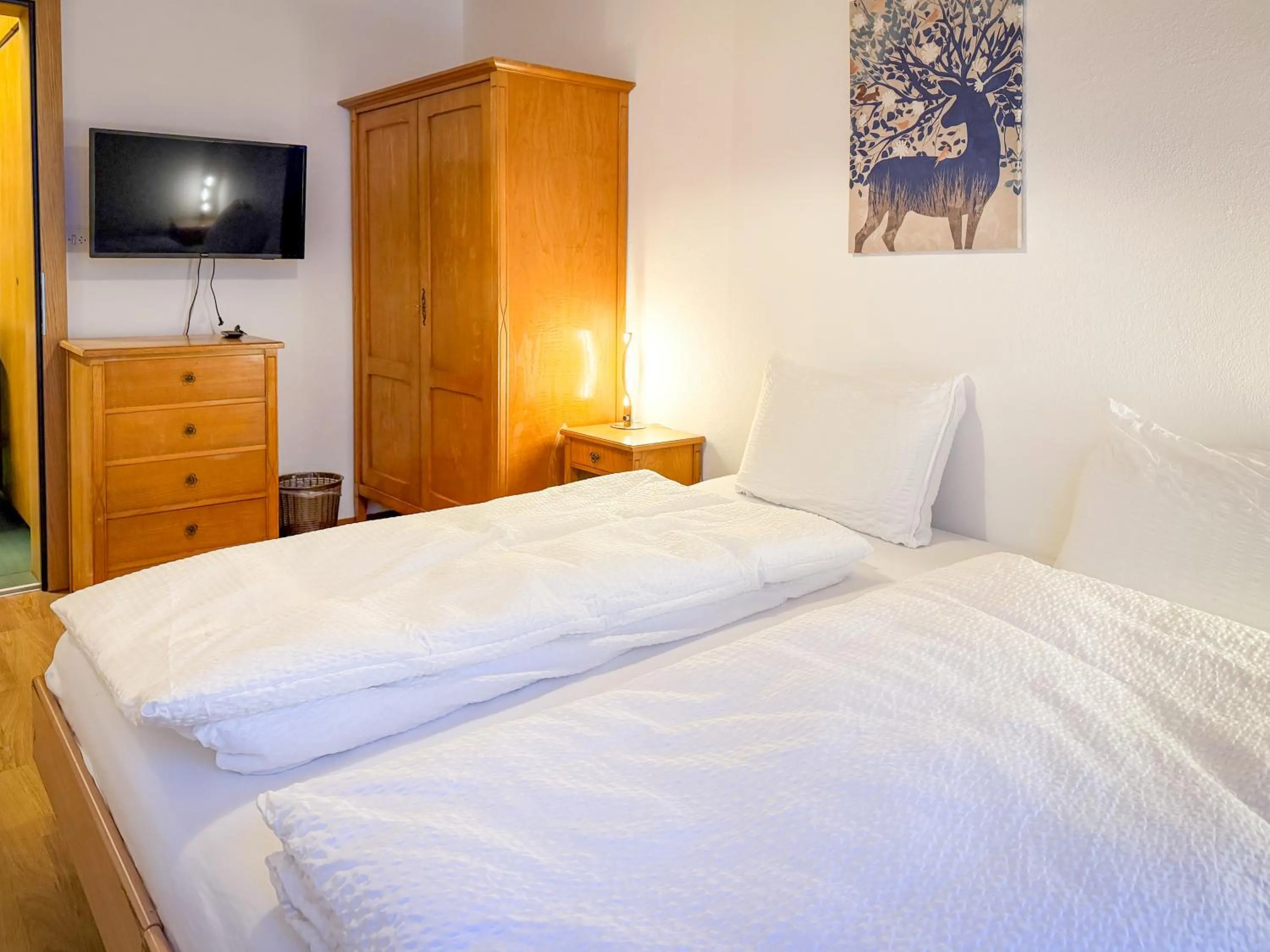 Bedroom, Bed in Hotel Parnass