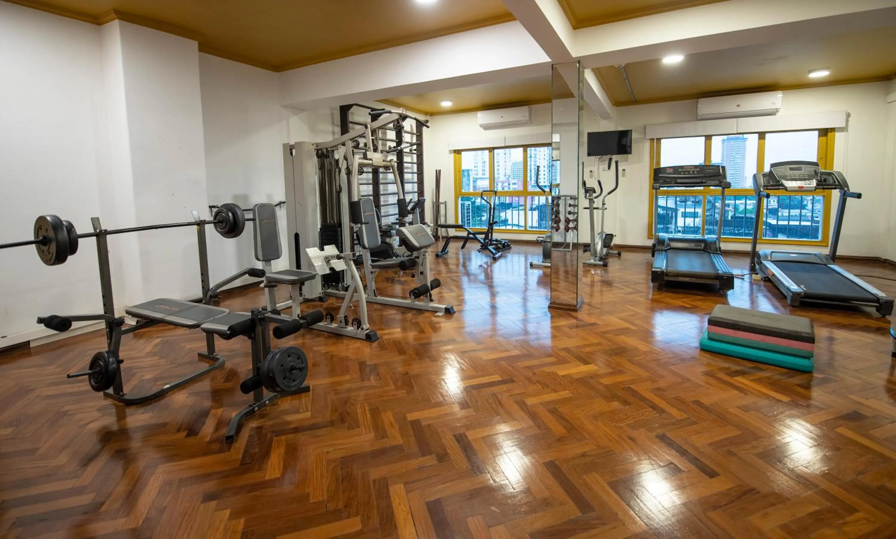 Fitness centre/facilities in Hotel Cecilia