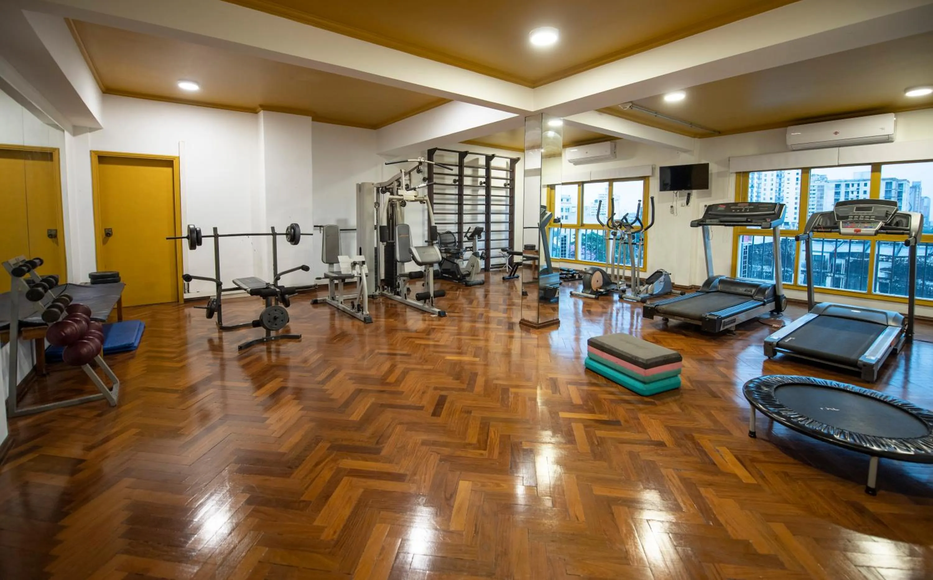 Fitness centre/facilities in Hotel Cecilia