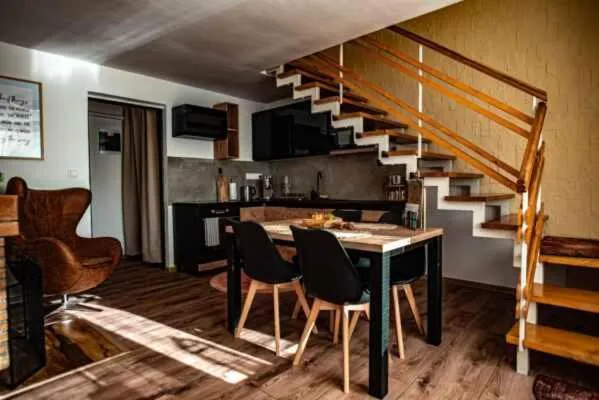 kitchen in Penzion a restaurace Staré Časy