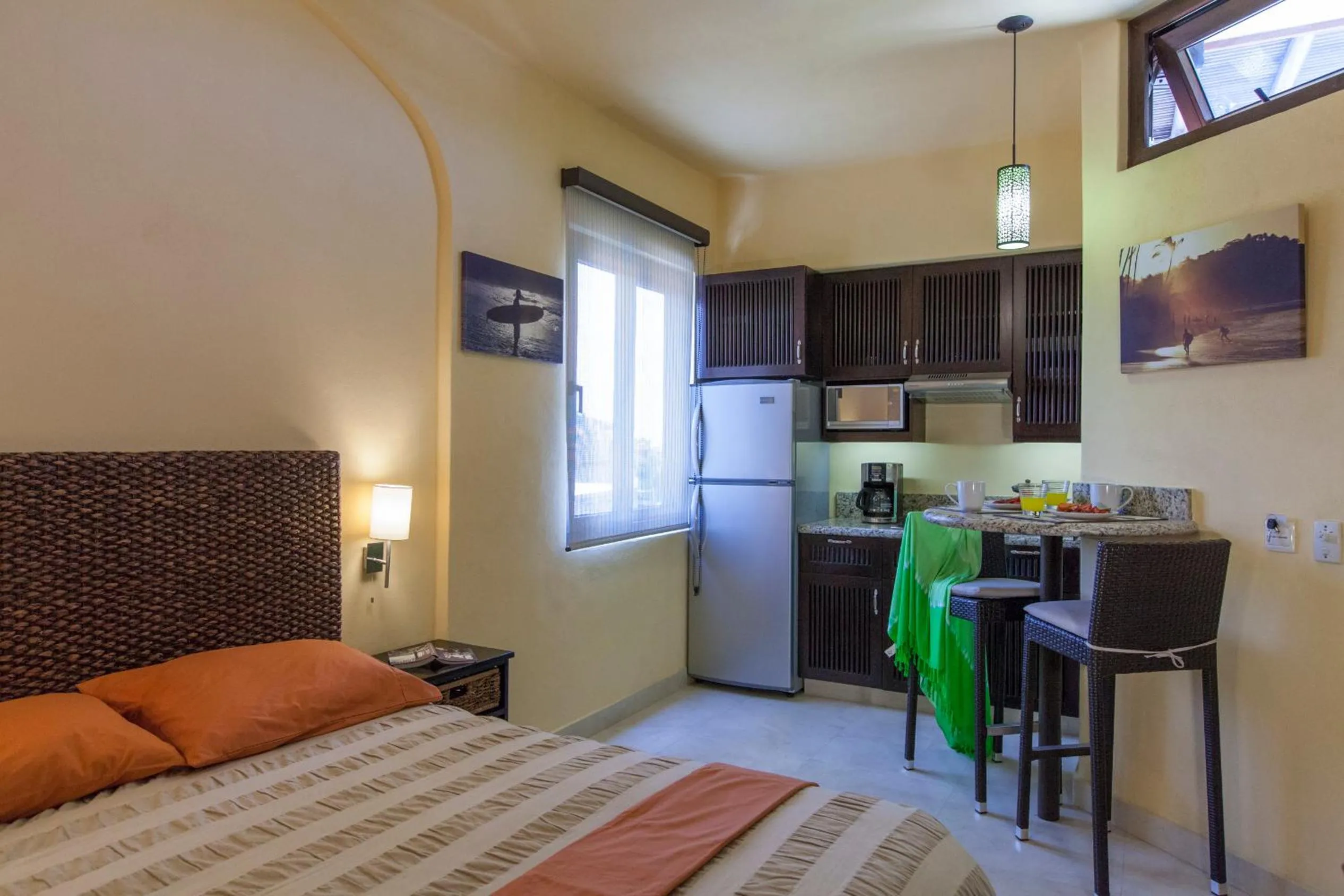 Bed in Beach Break Suites Sayulita