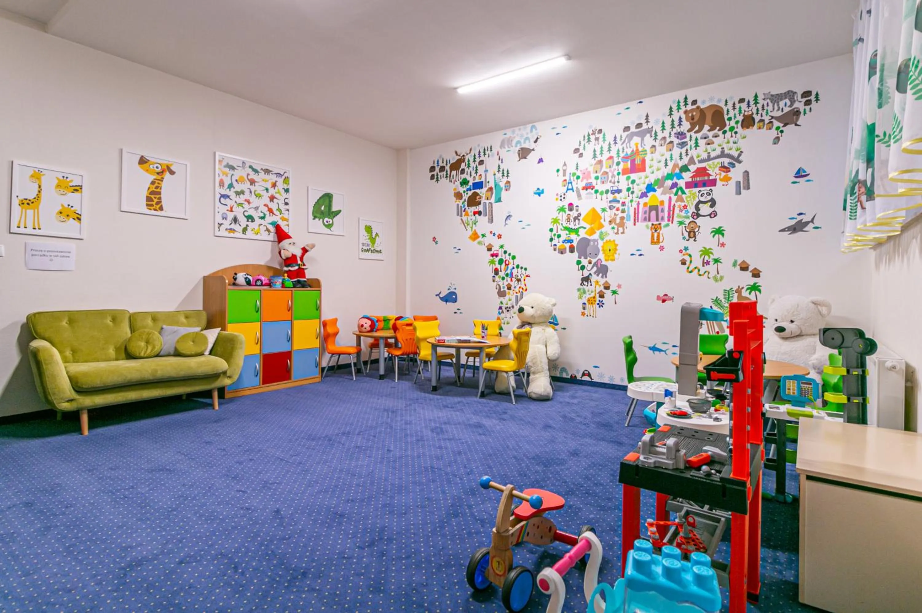 Children play ground in Bagińscy Spa