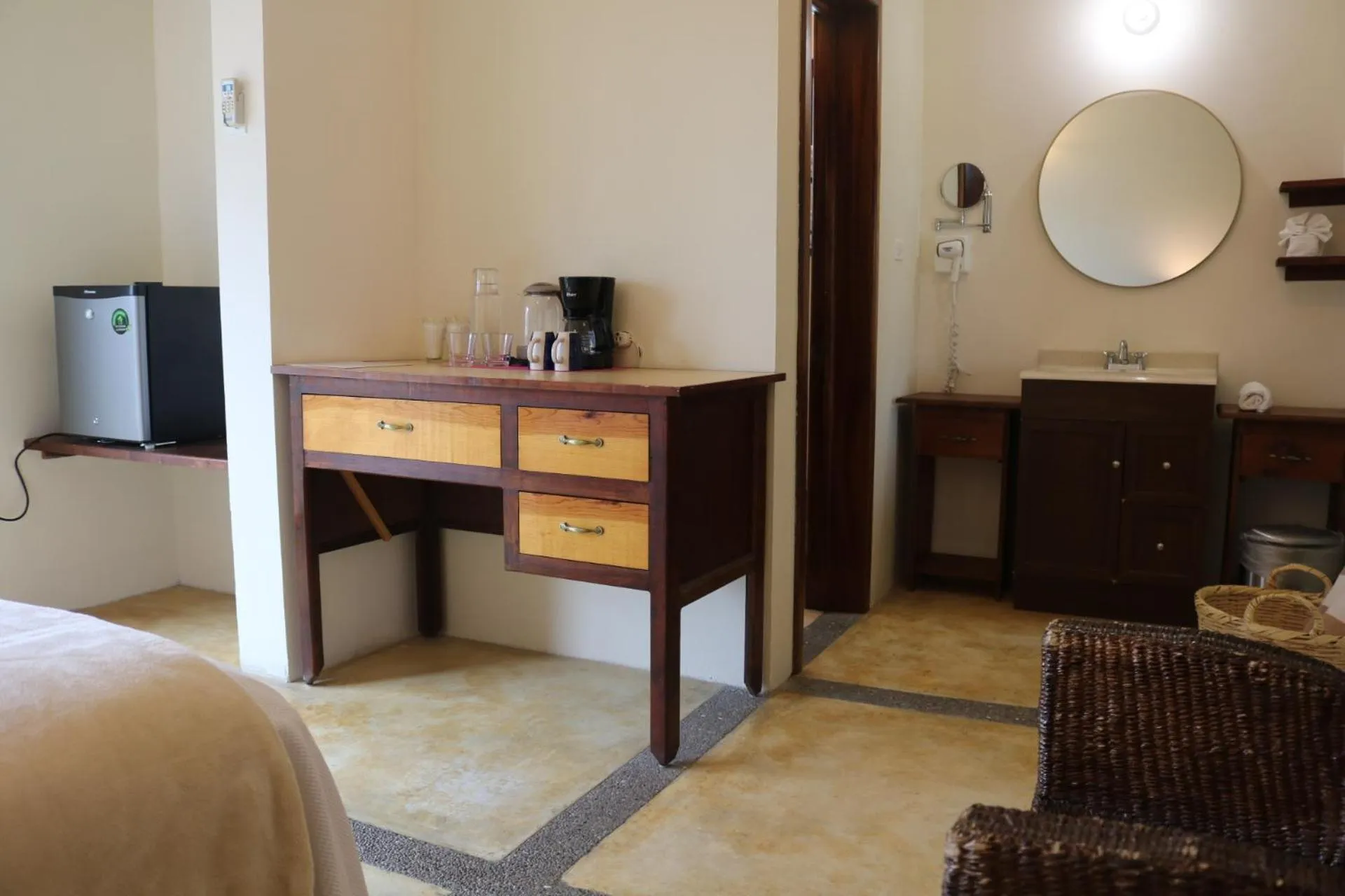 Coffee/tea facilities, Bed in Casa Bugambilias