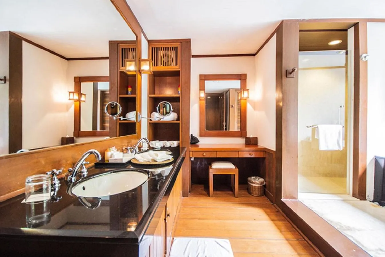 Bathroom, Bed in Tanjong Jara Resort, Terengganu - a Small Luxury Hotels of the World