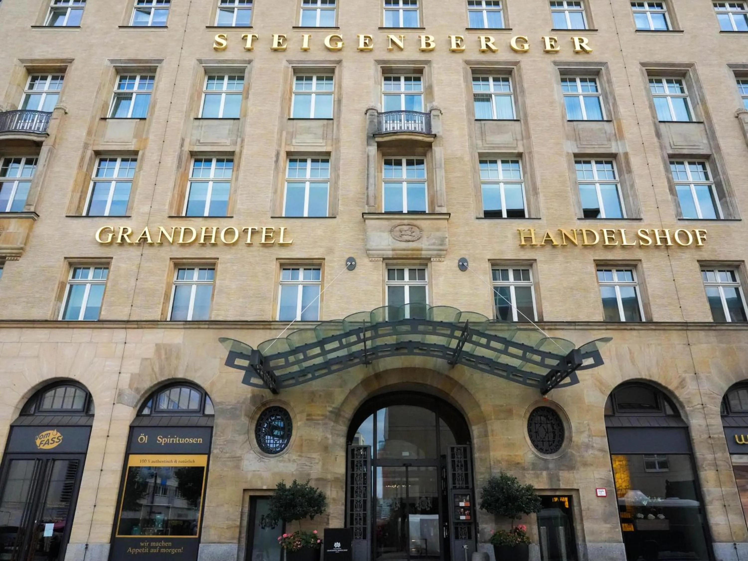 Property building in Steigenberger Icon Grandhotel Handelshof Leipzig