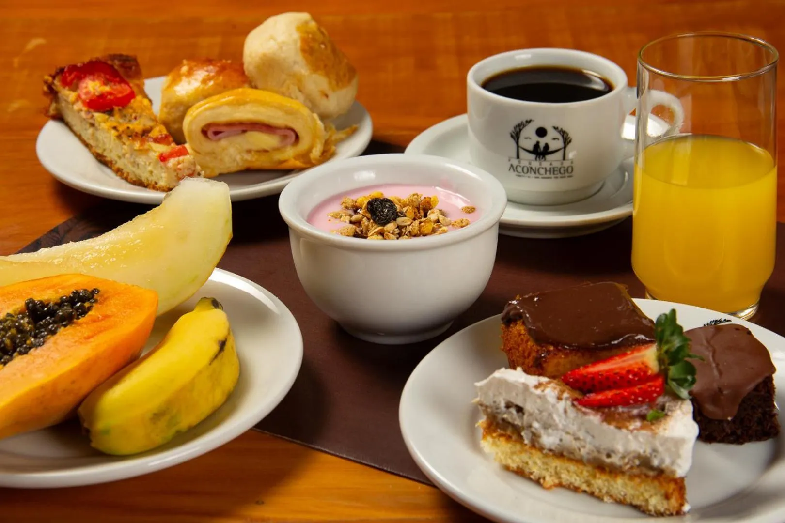 Food and drinks in Pousada Aconchego