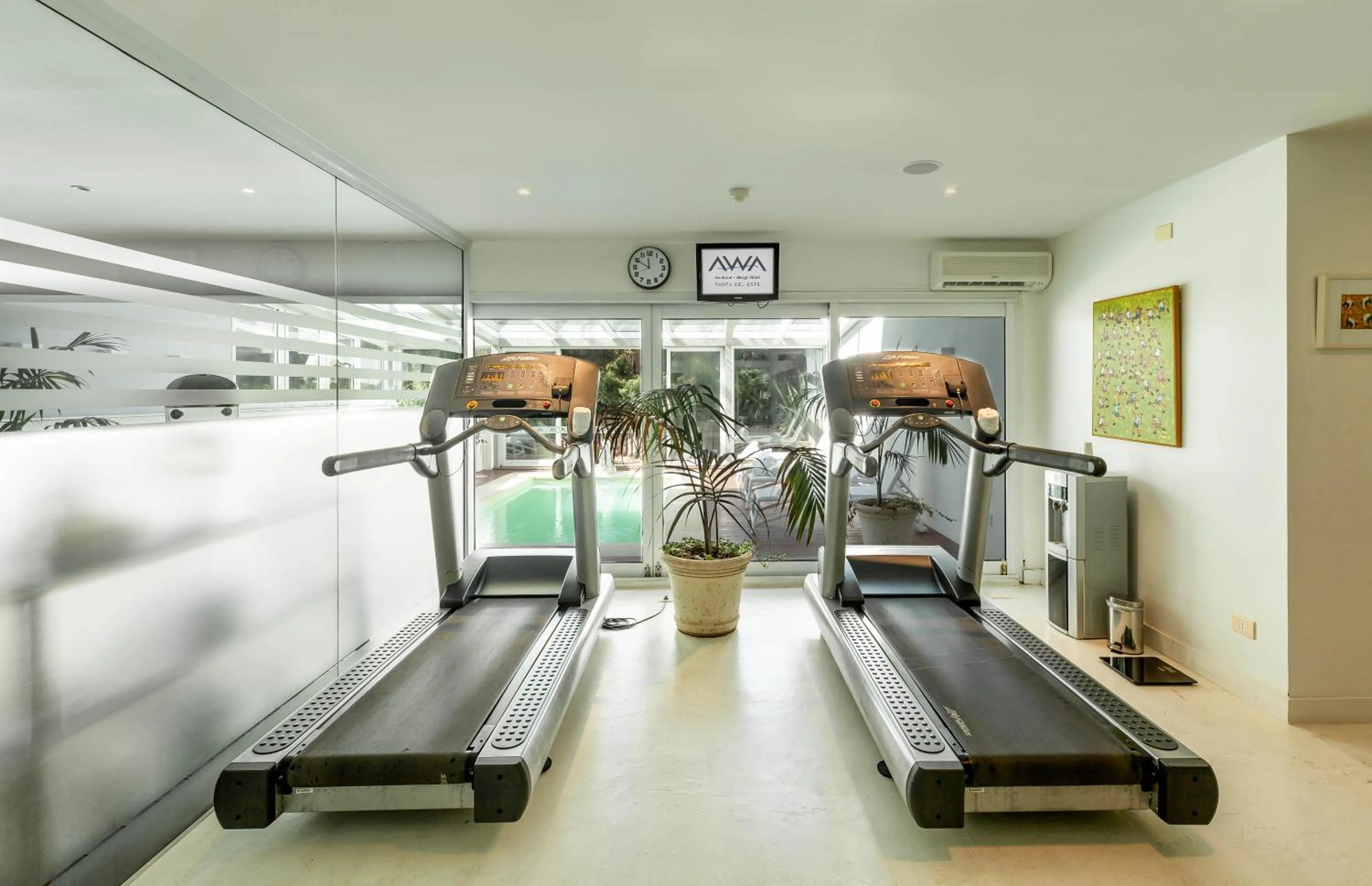 Fitness centre/facilities in AWA Boutique + Design Hotel