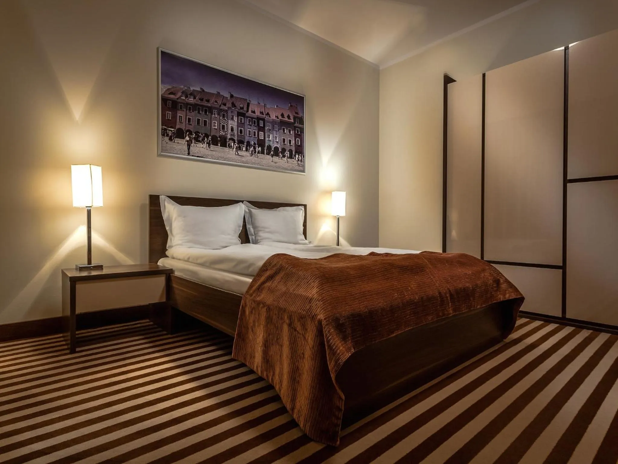 Bed in Hotel Poznański A2