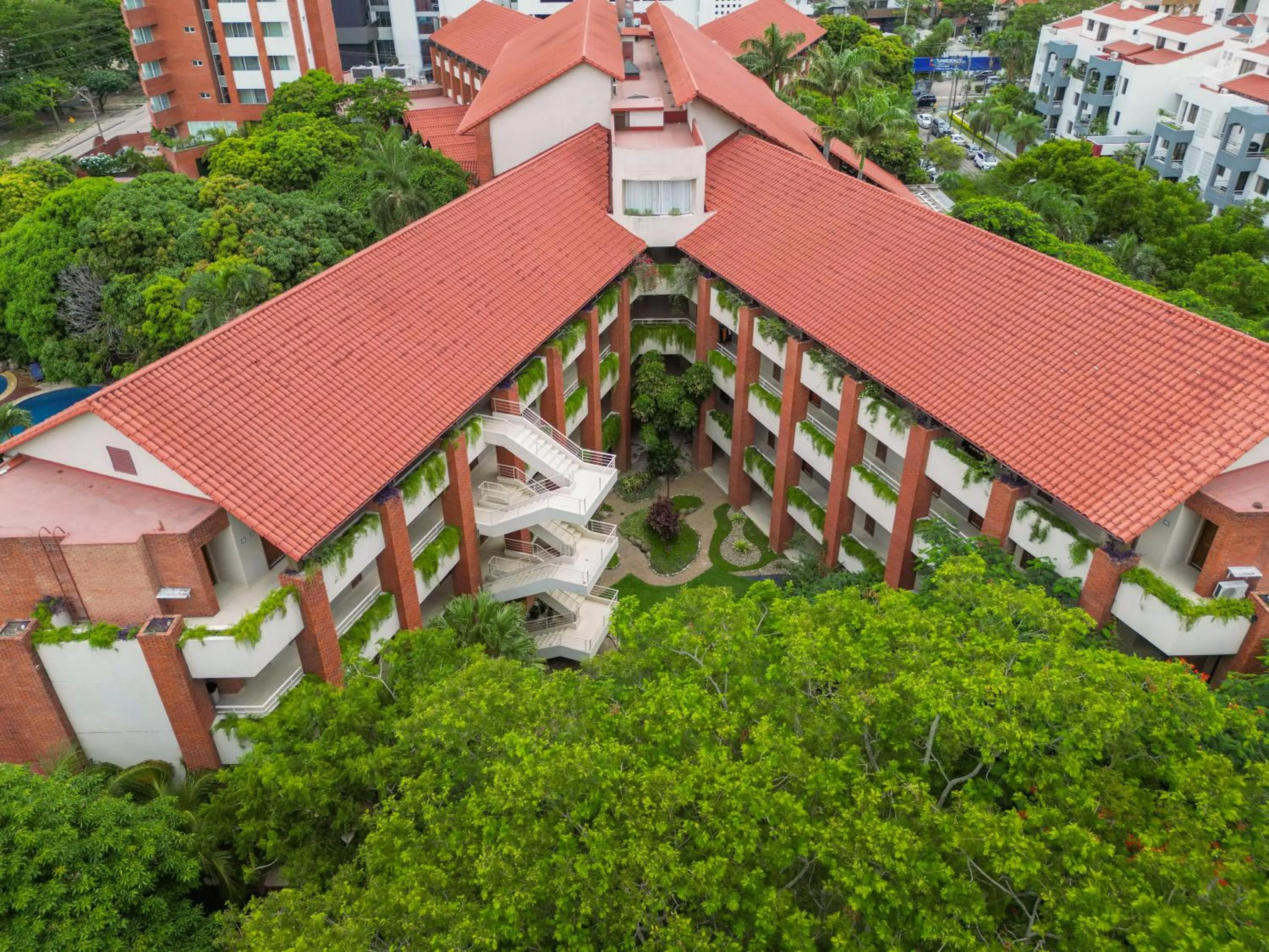 Bird's eye view in Hotel Camino Real