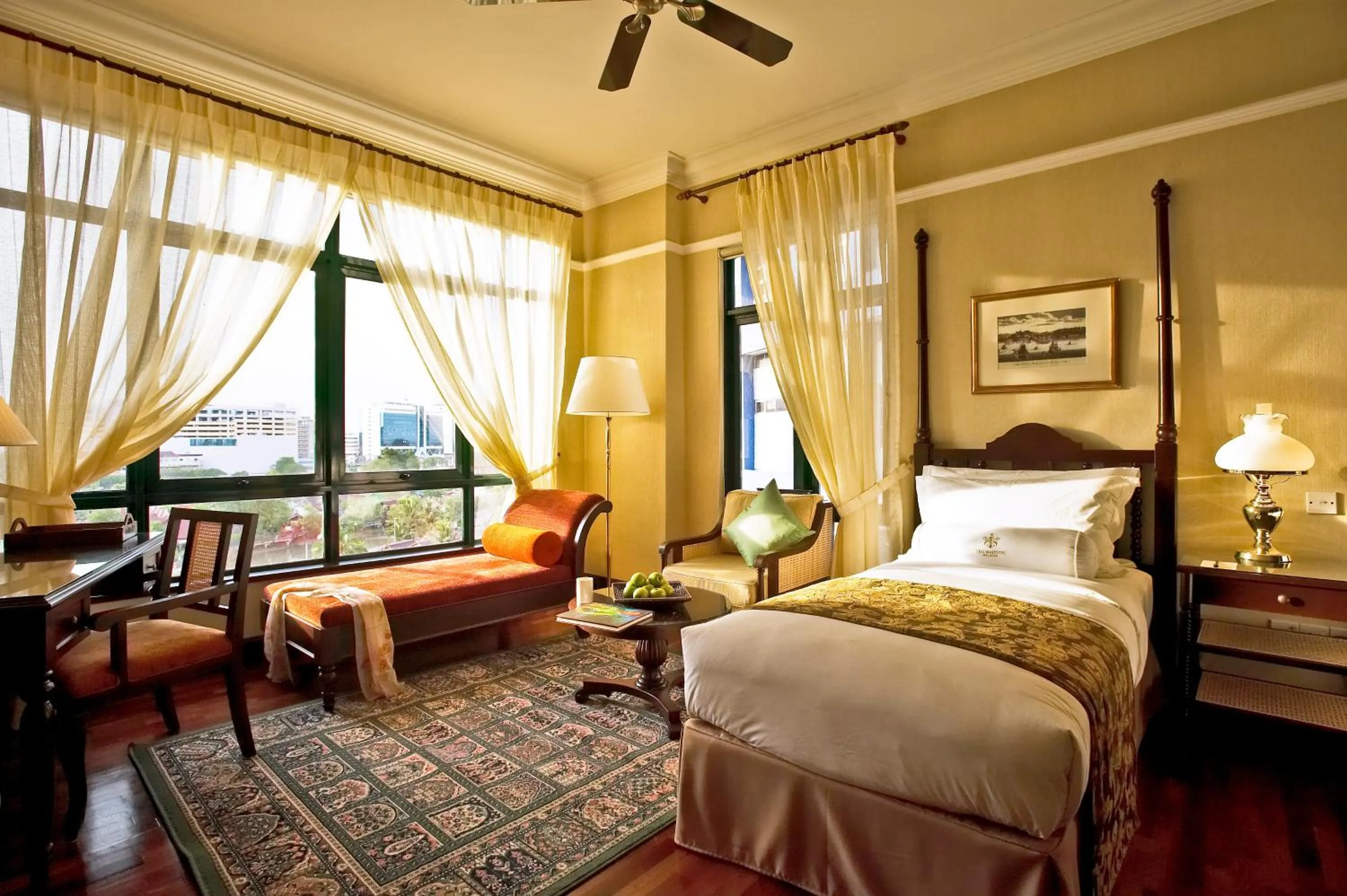 Photo of the whole room, Bed in The Majestic Malacca Hotel - Small Luxury Hotels of the World